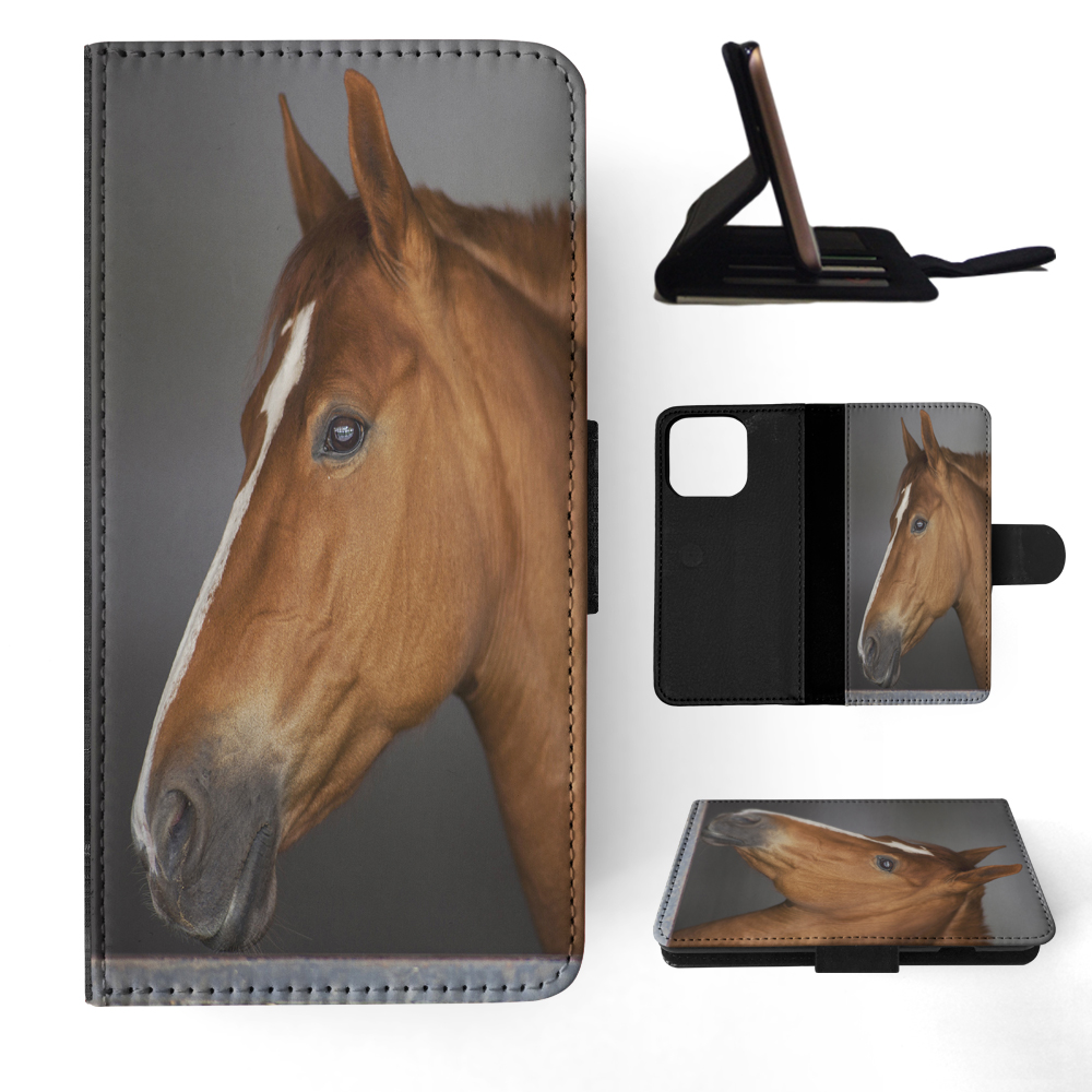 FLIP CASE FOR APPLE IPHONE|BEAUTIFUL MAJESTIC HORSE ANIMAL 8 - Foto 11 di 193
