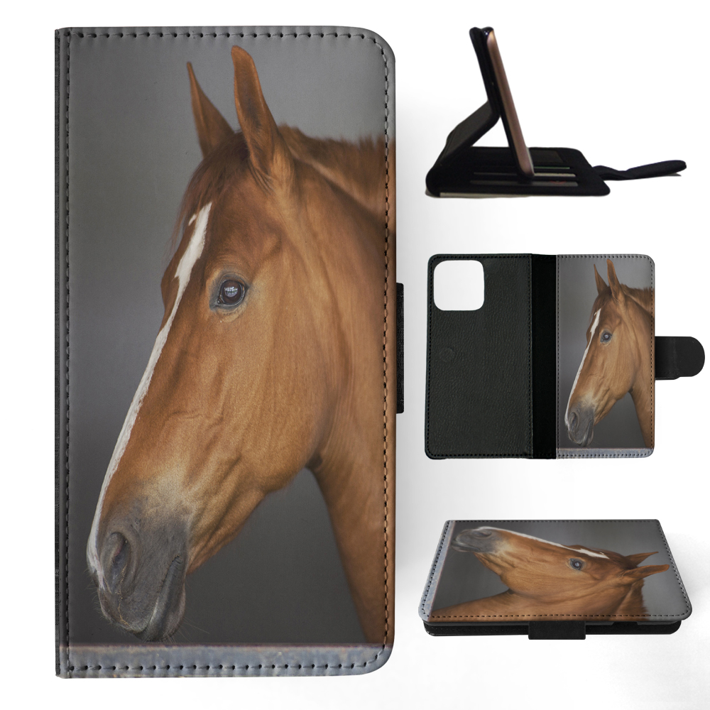 FLIP CASE FOR APPLE IPHONE|BEAUTIFUL MAJESTIC HORSE ANIMAL 8 - Foto 6 di 193