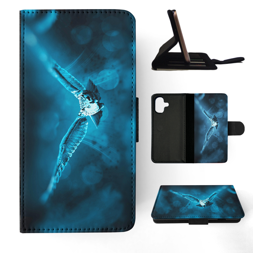 FLIP CASE FOR APPLE IPHONE|CUTE HIPSTER OWL BIRD MYSTIC #9 - Picture 21 of 193