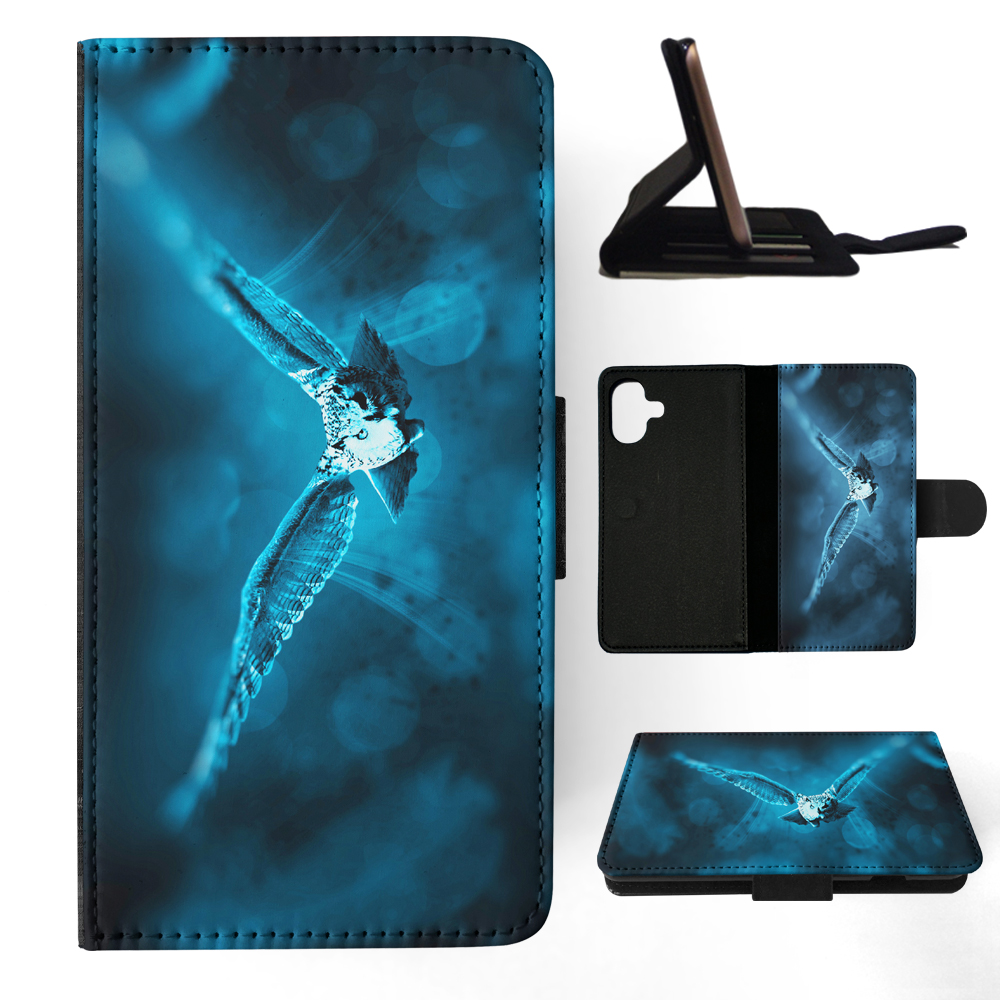 FLIP CASE FOR APPLE IPHONE|CUTE HIPSTER OWL BIRD MYSTIC #9 - Picture 16 of 193