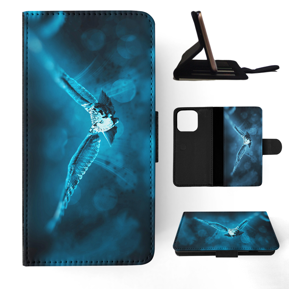 FLIP CASE FOR APPLE IPHONE|CUTE HIPSTER OWL BIRD MYSTIC #9 - Picture 11 of 193
