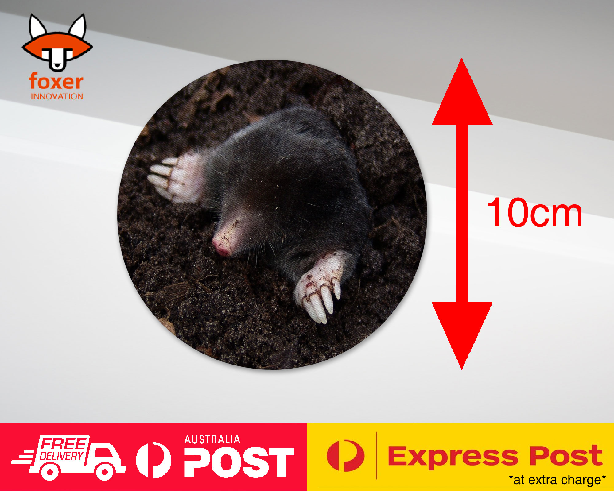 COASTER COFFEE DRINKING MAT|SUBTERRANEAN MOLE MAMMAL ANIMAL