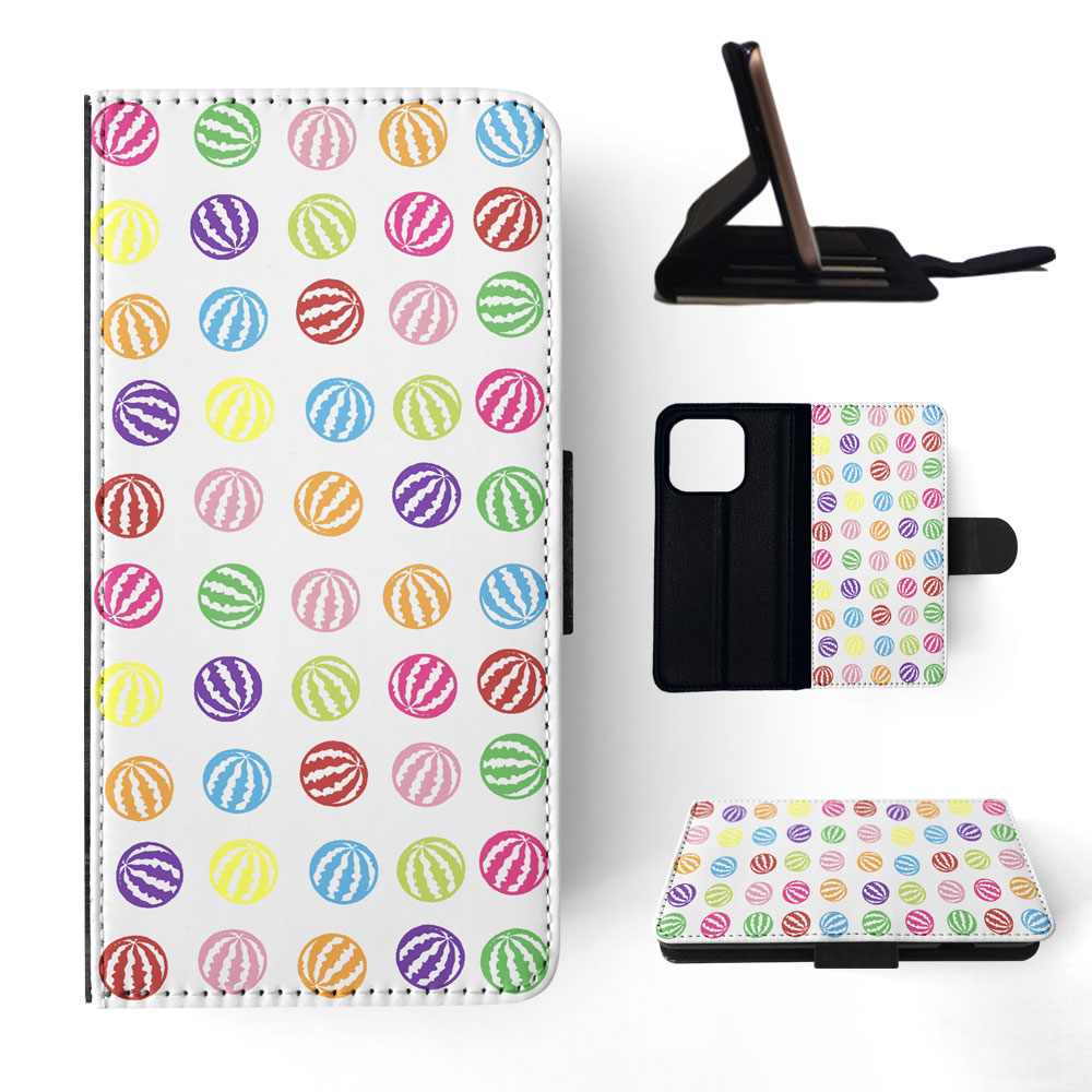 FLIP CASE FOR APPLE IPHONE|RAINBOW WATERMELON PATTERN #1 - Imagen 71 de 193