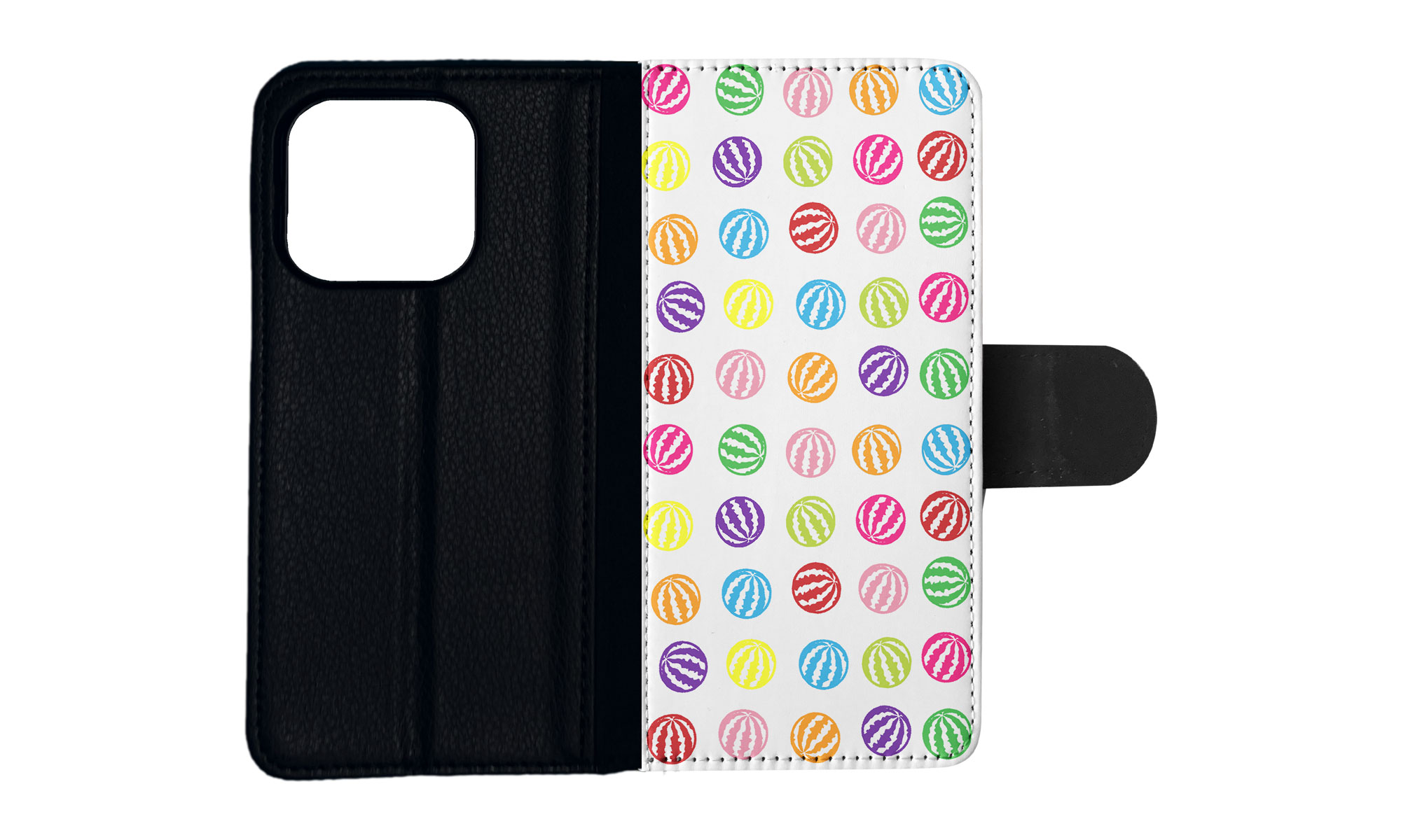 FLIP CASE FOR APPLE IPHONE|RAINBOW WATERMELON PATTERN #1 - Imagen 74 de 193