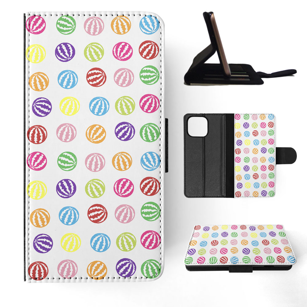 FLIP CASE FOR APPLE IPHONE|RAINBOW WATERMELON PATTERN #1 - Imagen 66 de 193