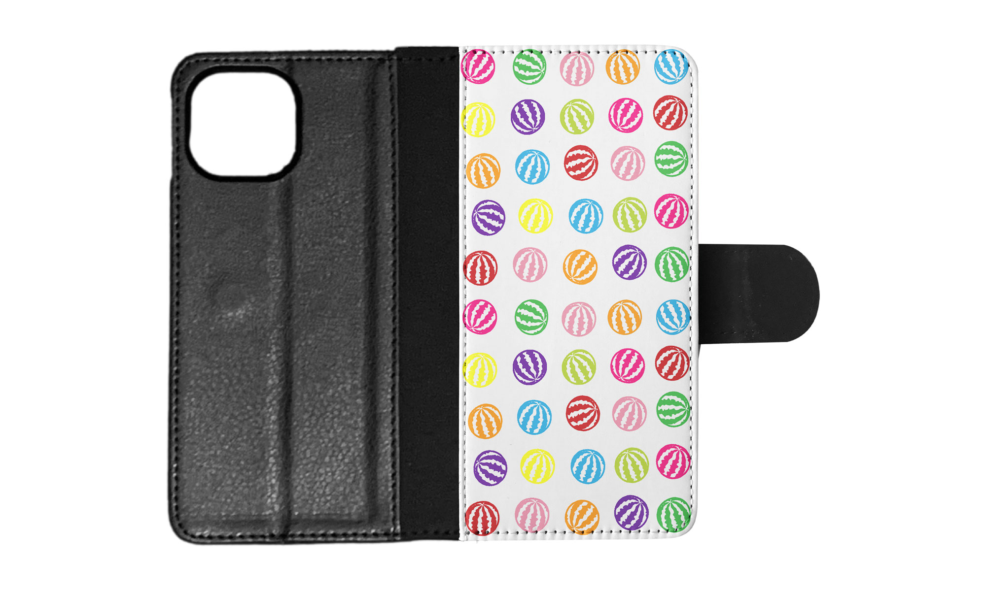 FLIP CASE FOR APPLE IPHONE|RAINBOW WATERMELON PATTERN #1 - Imagen 64 de 193