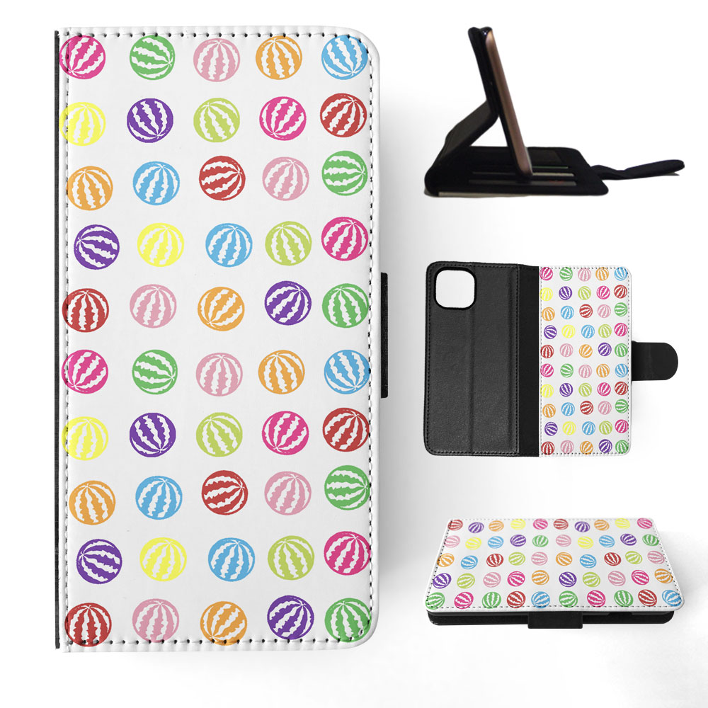 FLIP CASE FOR APPLE IPHONE|RAINBOW WATERMELON PATTERN #1 - Imagen 56 de 193