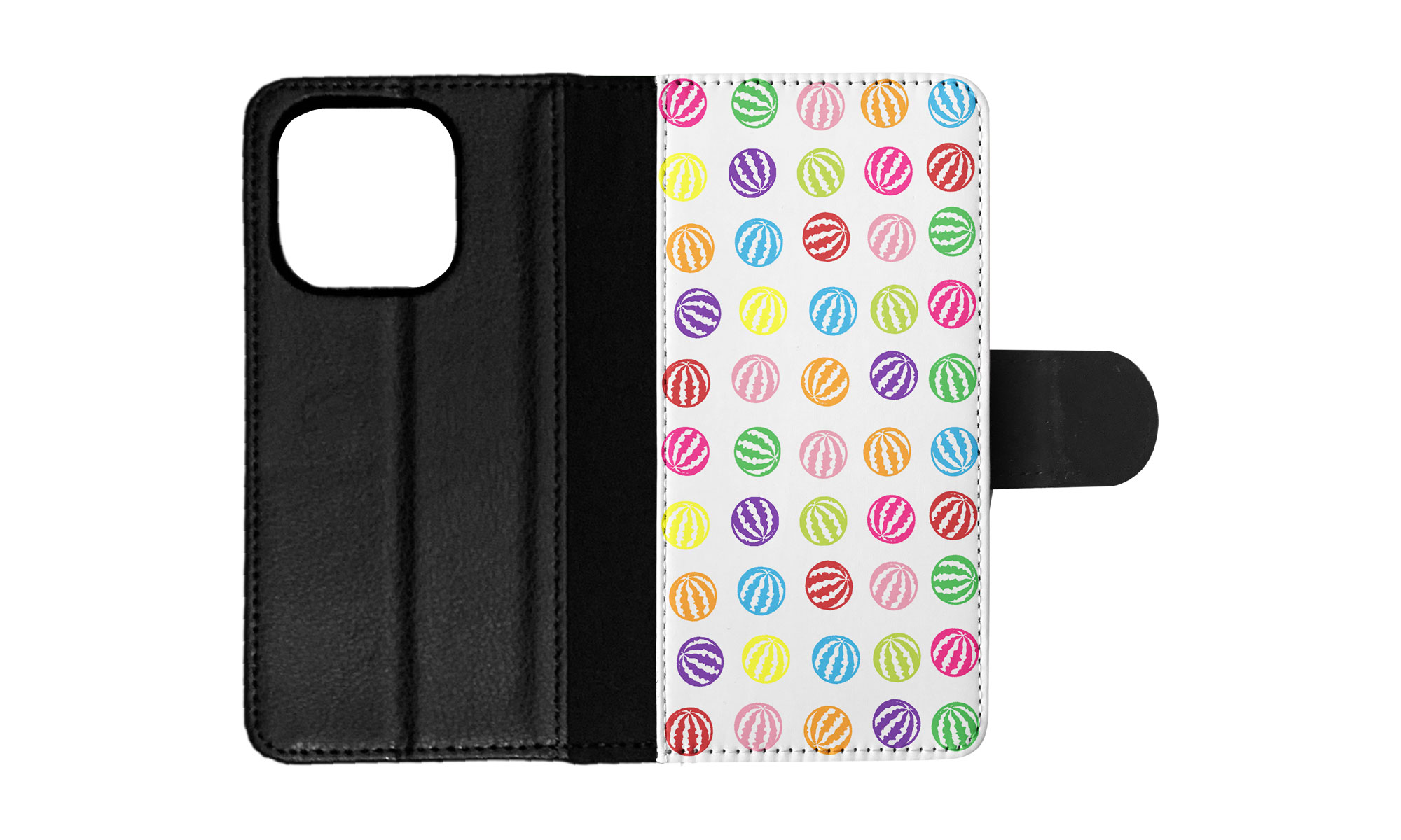 FLIP CASE FOR APPLE IPHONE|RAINBOW WATERMELON PATTERN #1 - Imagen 54 de 193