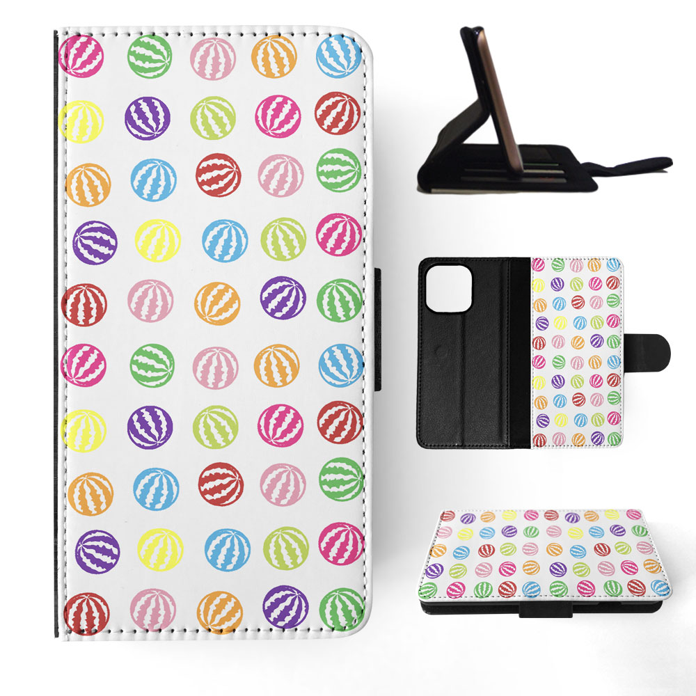 FLIP CASE FOR APPLE IPHONE|RAINBOW WATERMELON PATTERN #1 - Imagen 46 de 193