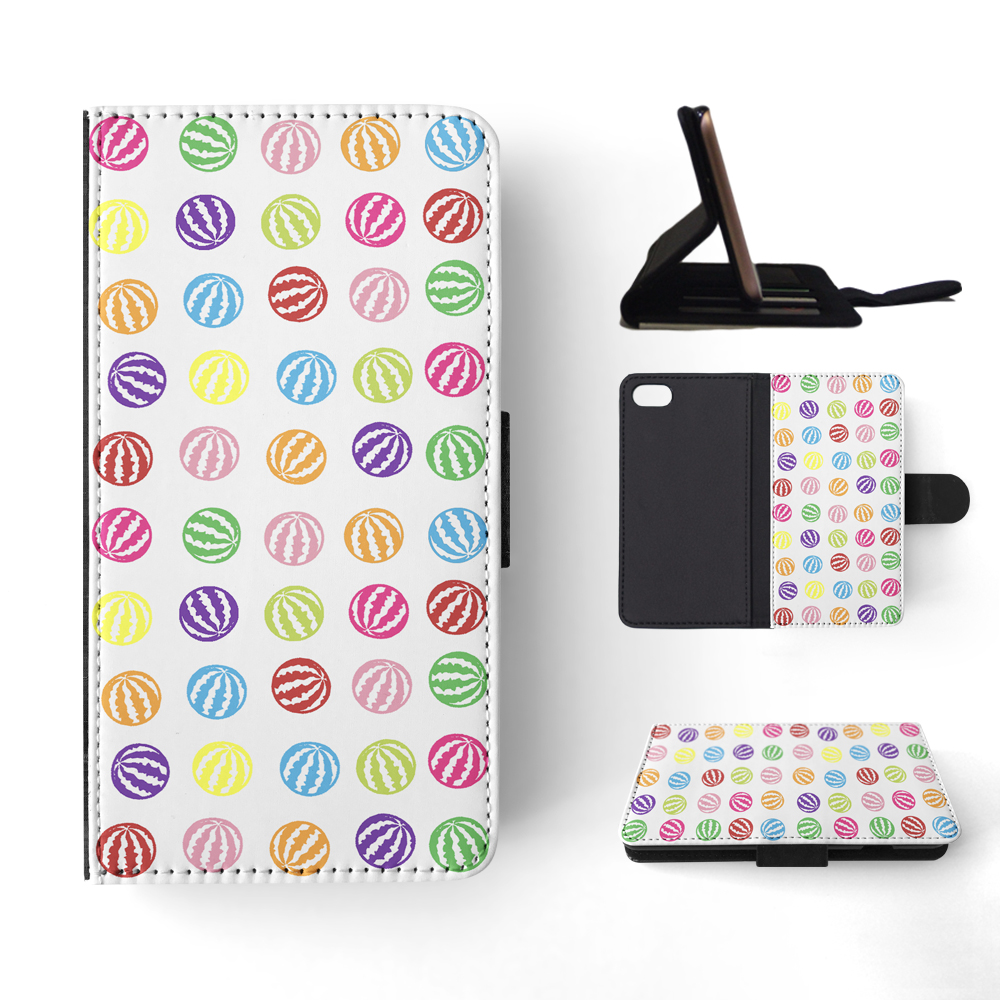 FLIP CASE FOR APPLE IPHONE|RAINBOW WATERMELON PATTERN #1 - Imagen 134 de 193