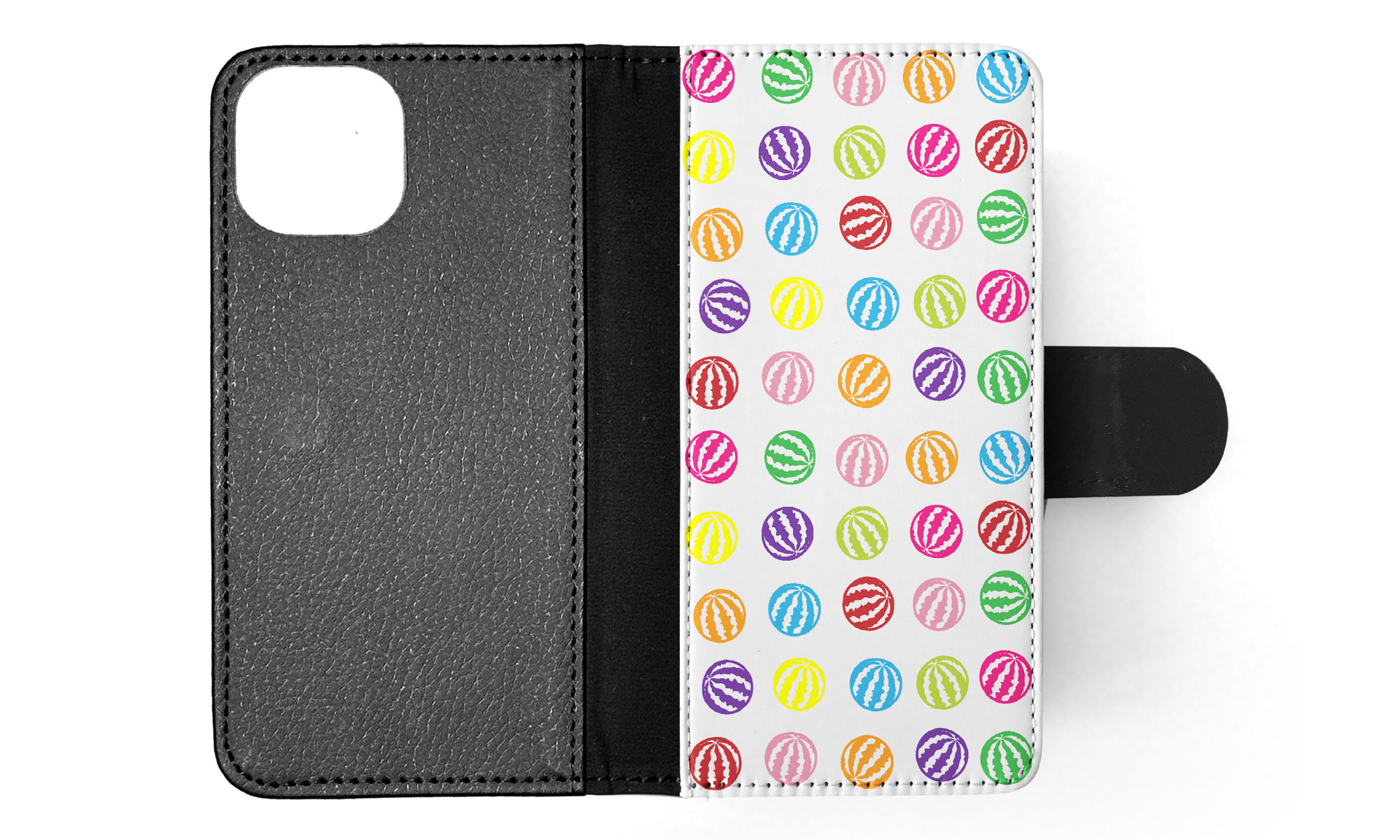 FLIP CASE FOR APPLE IPHONE|RAINBOW WATERMELON PATTERN #1 - Imagen 44 de 193
