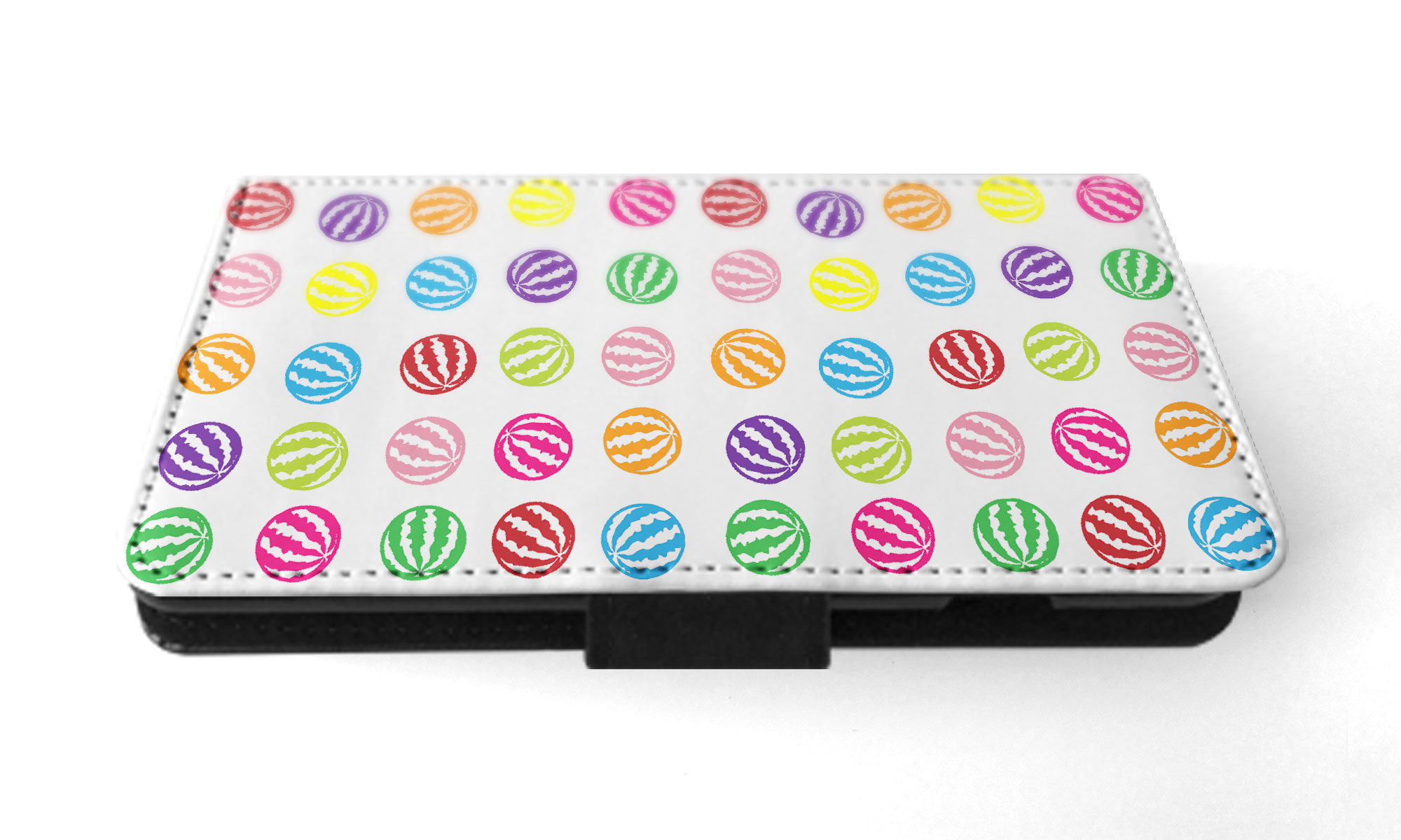 FLIP CASE FOR APPLE IPHONE|RAINBOW WATERMELON PATTERN #1 - Imagen 33 de 193