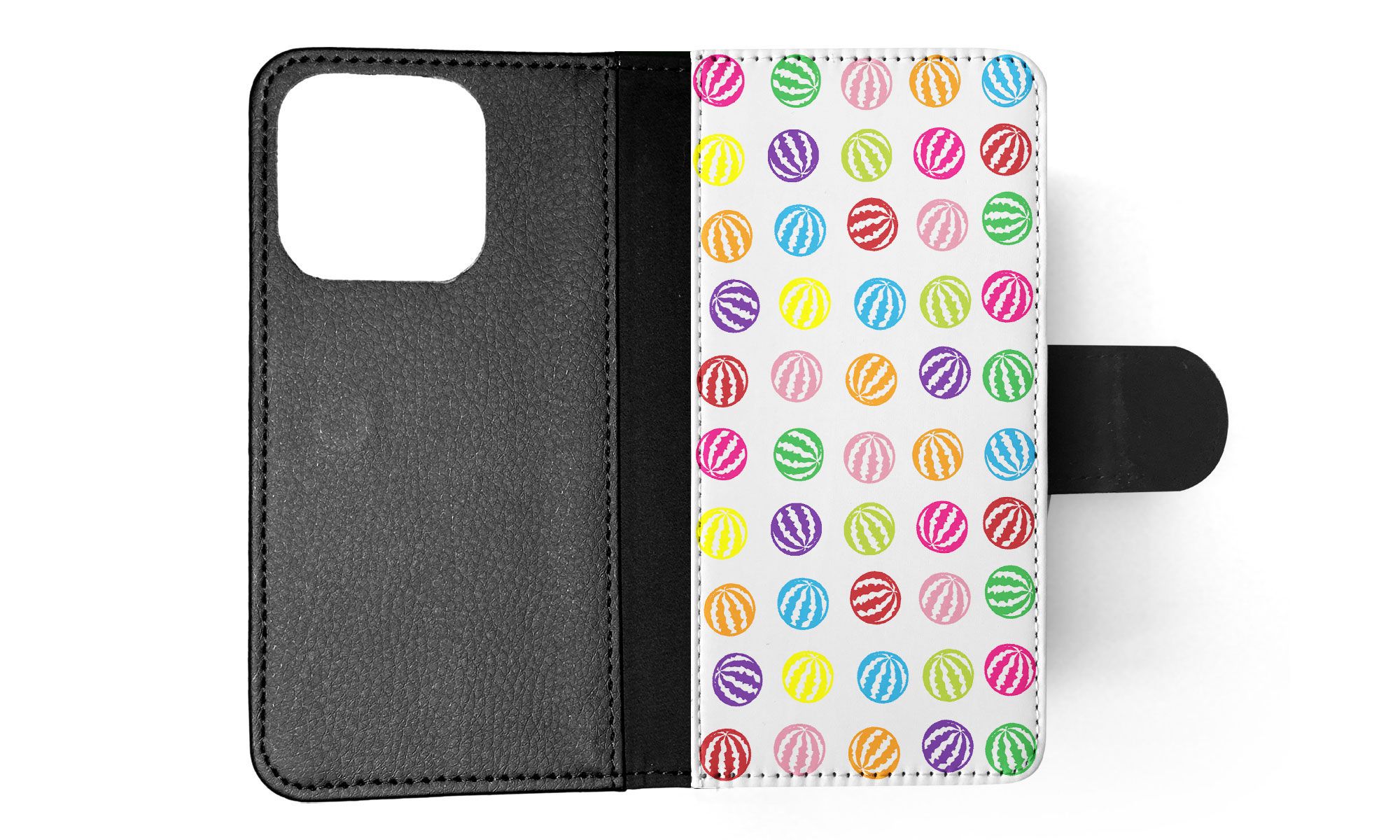 FLIP CASE FOR APPLE IPHONE|RAINBOW WATERMELON PATTERN #1 - Imagen 34 de 193