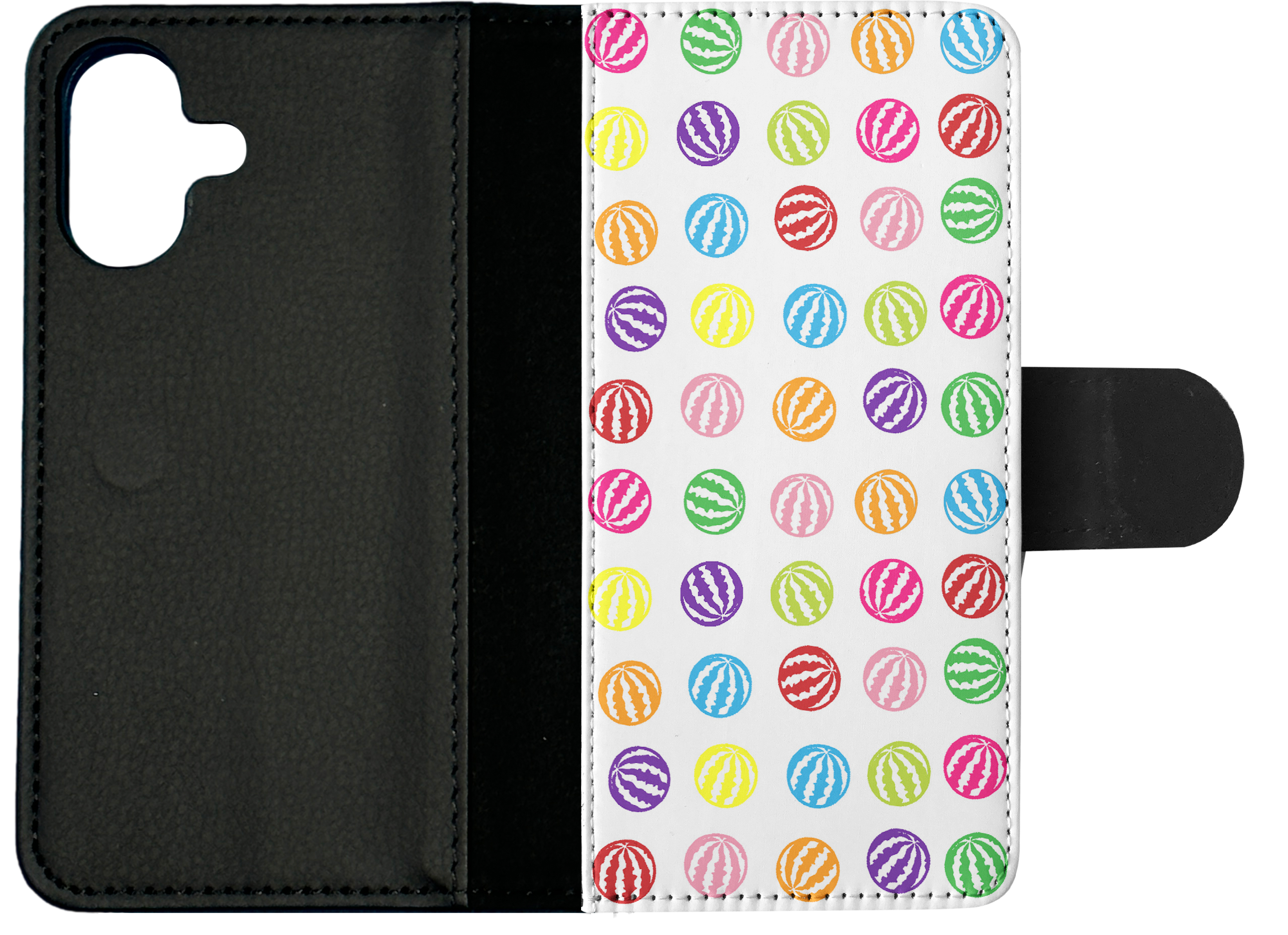 FLIP CASE FOR APPLE IPHONE|RAINBOW WATERMELON PATTERN #1 - Imagen 24 de 193