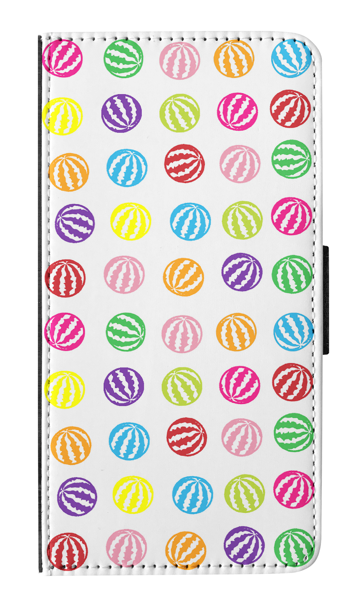 FLIP CASE FOR APPLE IPHONE|RAINBOW WATERMELON PATTERN #1 - Imagen 7 de 193