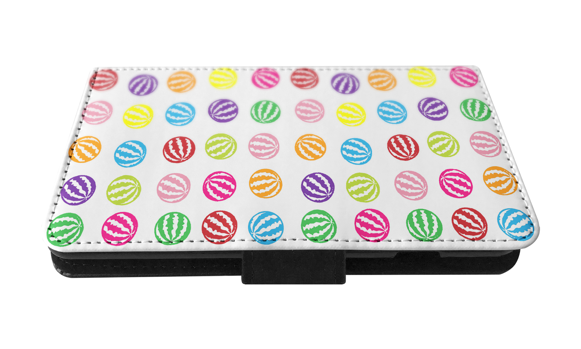 FLIP CASE FOR APPLE IPHONE|RAINBOW WATERMELON PATTERN #1 - Imagen 8 de 193