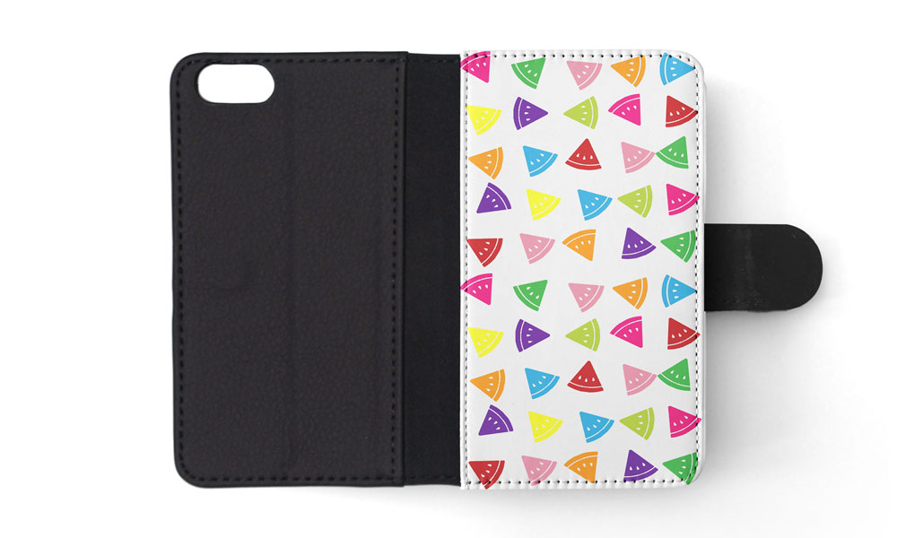FLIP CASE FOR APPLE IPHONE|RAINBOW WATERMELON PATTERN #2 - Picture 172 of 193