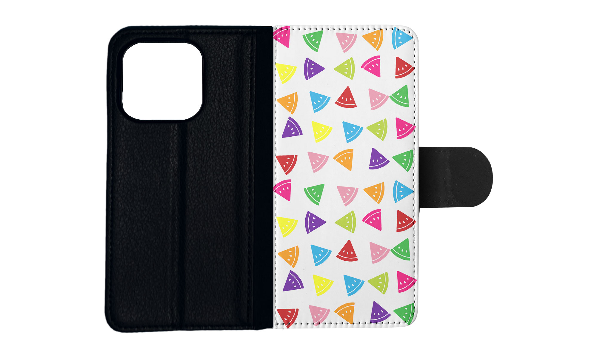 FLIP CASE FOR APPLE IPHONE|RAINBOW WATERMELON PATTERN #2 - Picture 74 of 193