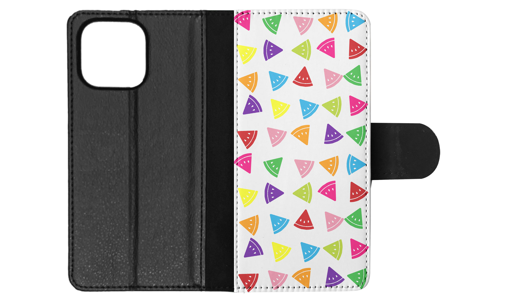 FLIP CASE FOR APPLE IPHONE|RAINBOW WATERMELON PATTERN #2 - Picture 69 of 193