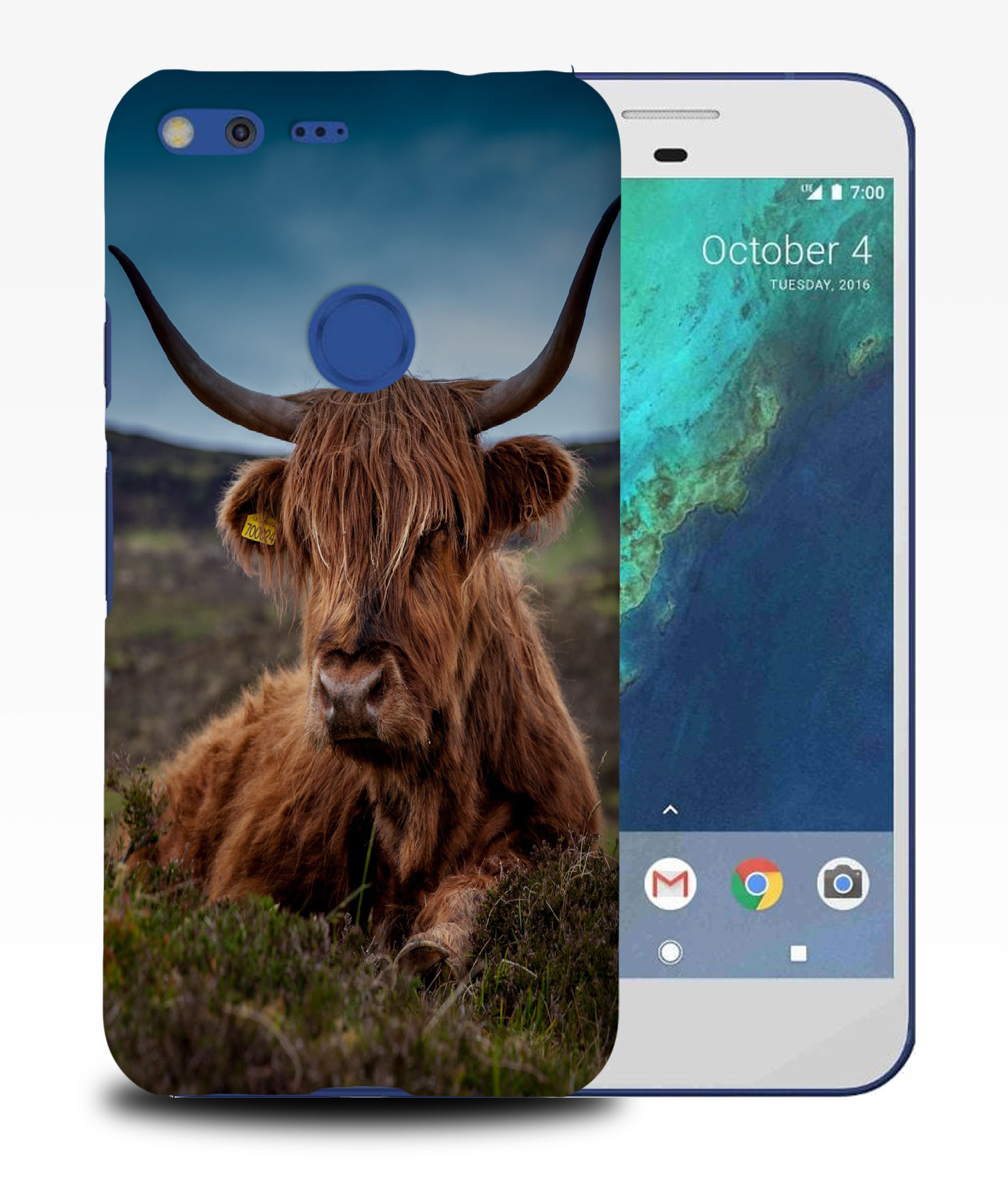 FUNDA FUNDA PARA GOOGLE PIXEL|BULL YAK BISON TAURUS VACA 9 - Imagen 10 de 11