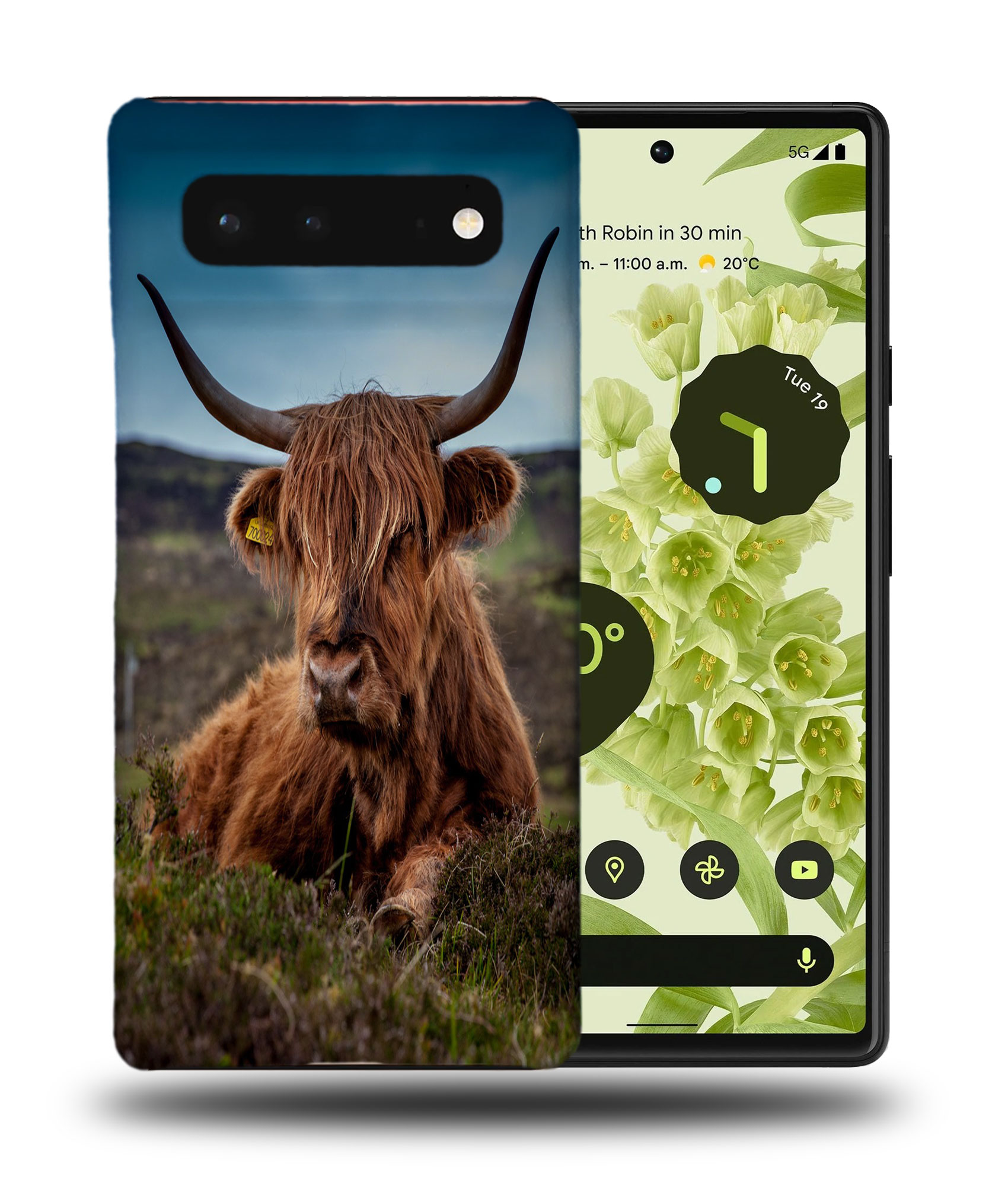 FUNDA FUNDA PARA GOOGLE PIXEL|BULL YAK BISON TAURUS VACA 9 - Imagen 3 de 11
