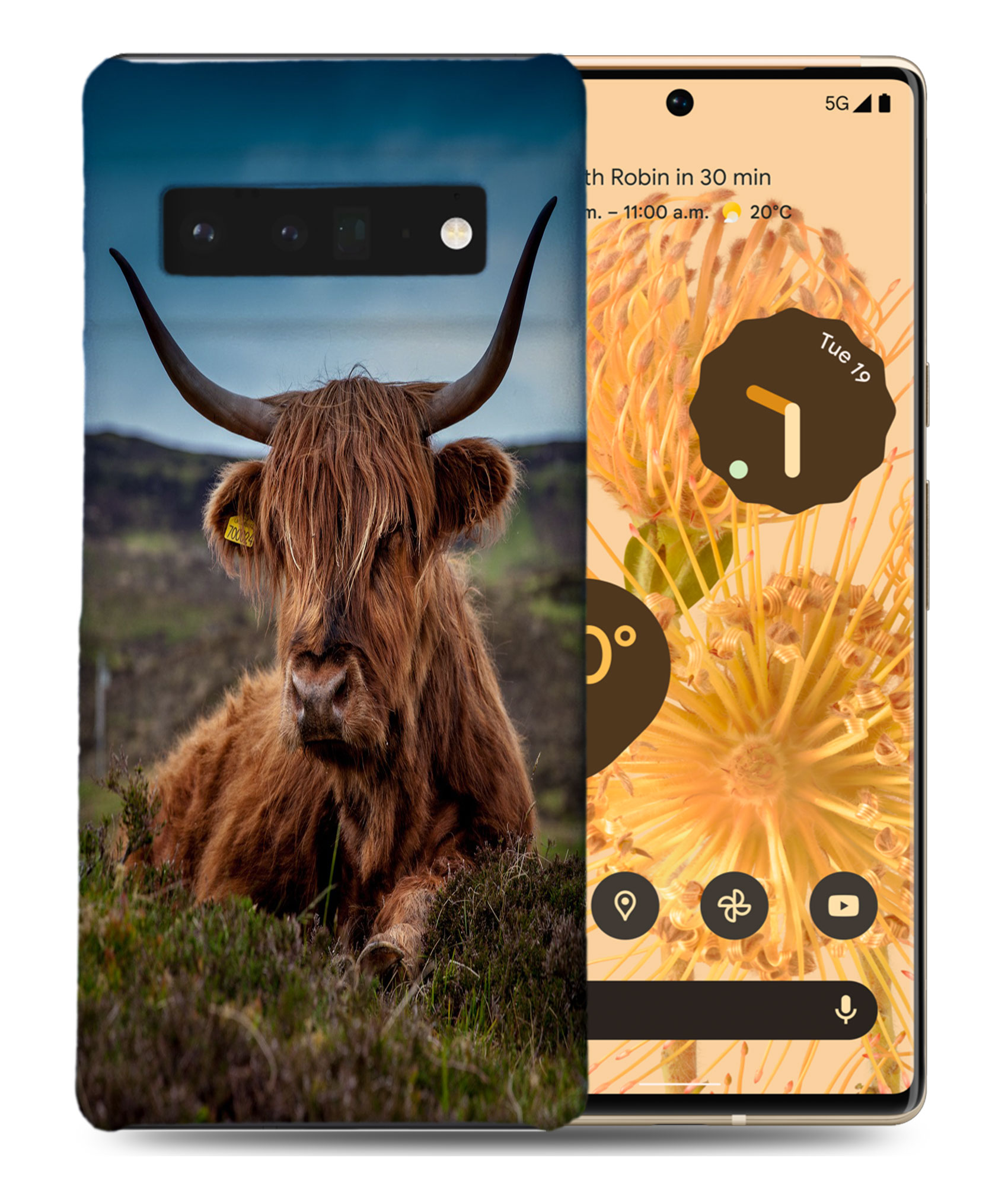 FUNDA FUNDA PARA GOOGLE PIXEL|BULL YAK BISON TAURUS VACA 9 - Imagen 2 de 11