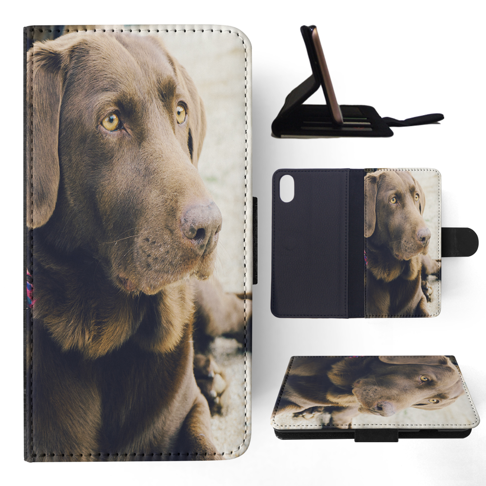 FLIP CASE FOR APPLE IPHONE|CUTE ADORABLE LABRADOR DOG #13 - Picture 114 of 193