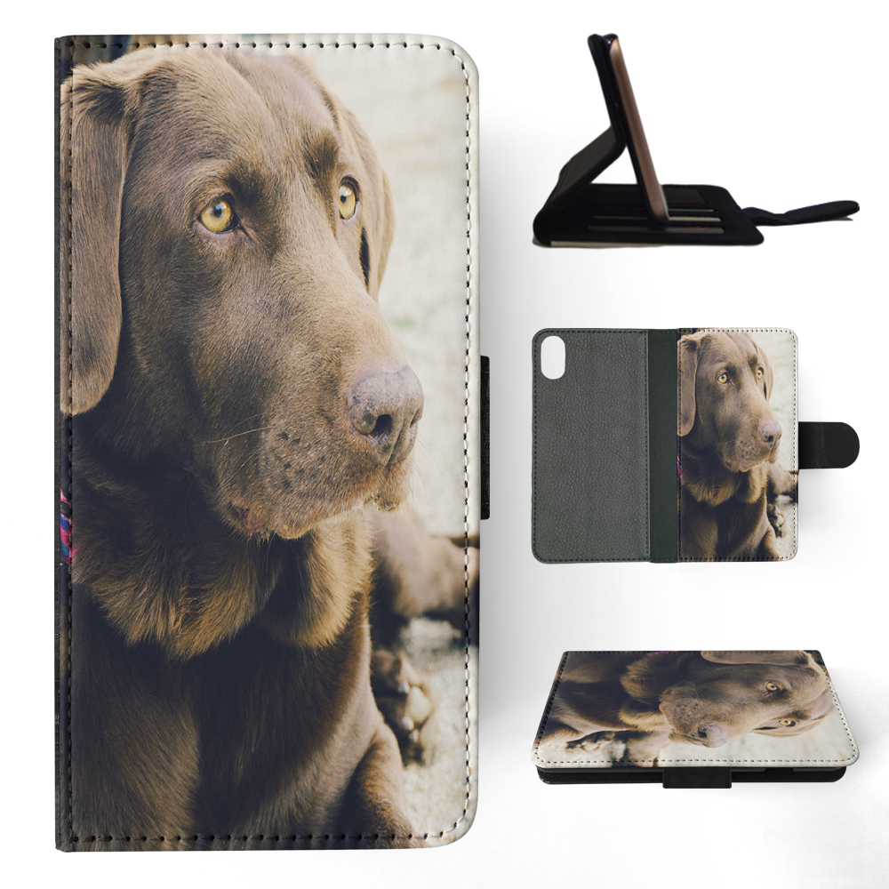 FLIP CASE FOR APPLE IPHONE|CUTE ADORABLE LABRADOR DOG #13 - Picture 119 of 193