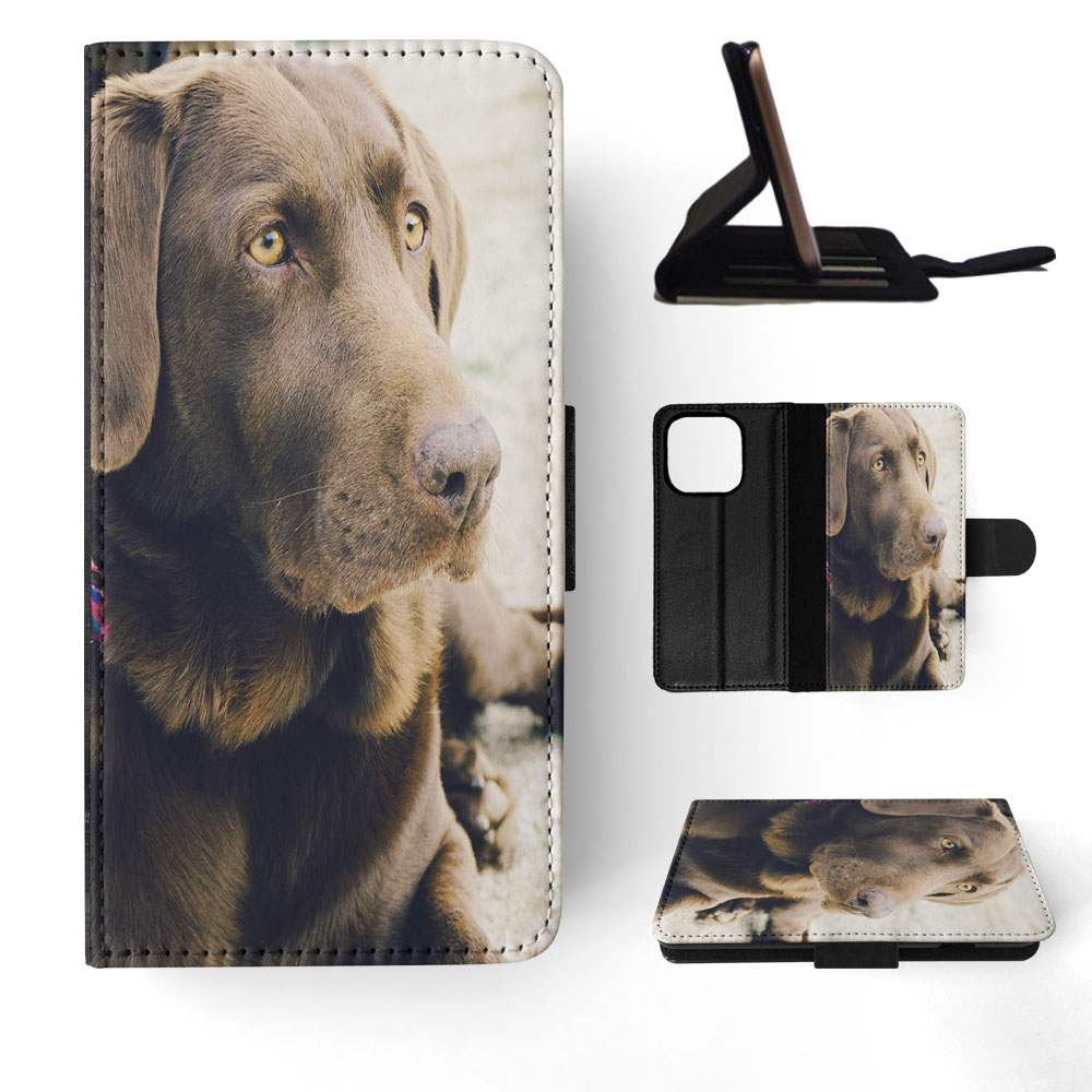 FLIP CASE FOR APPLE IPHONE|CUTE ADORABLE LABRADOR DOG #13 - Picture 51 of 193