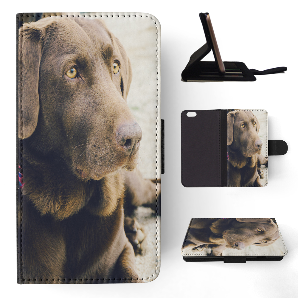 FLIP CASE FOR APPLE IPHONE|CUTE ADORABLE LABRADOR DOG #13 - Picture 149 of 193