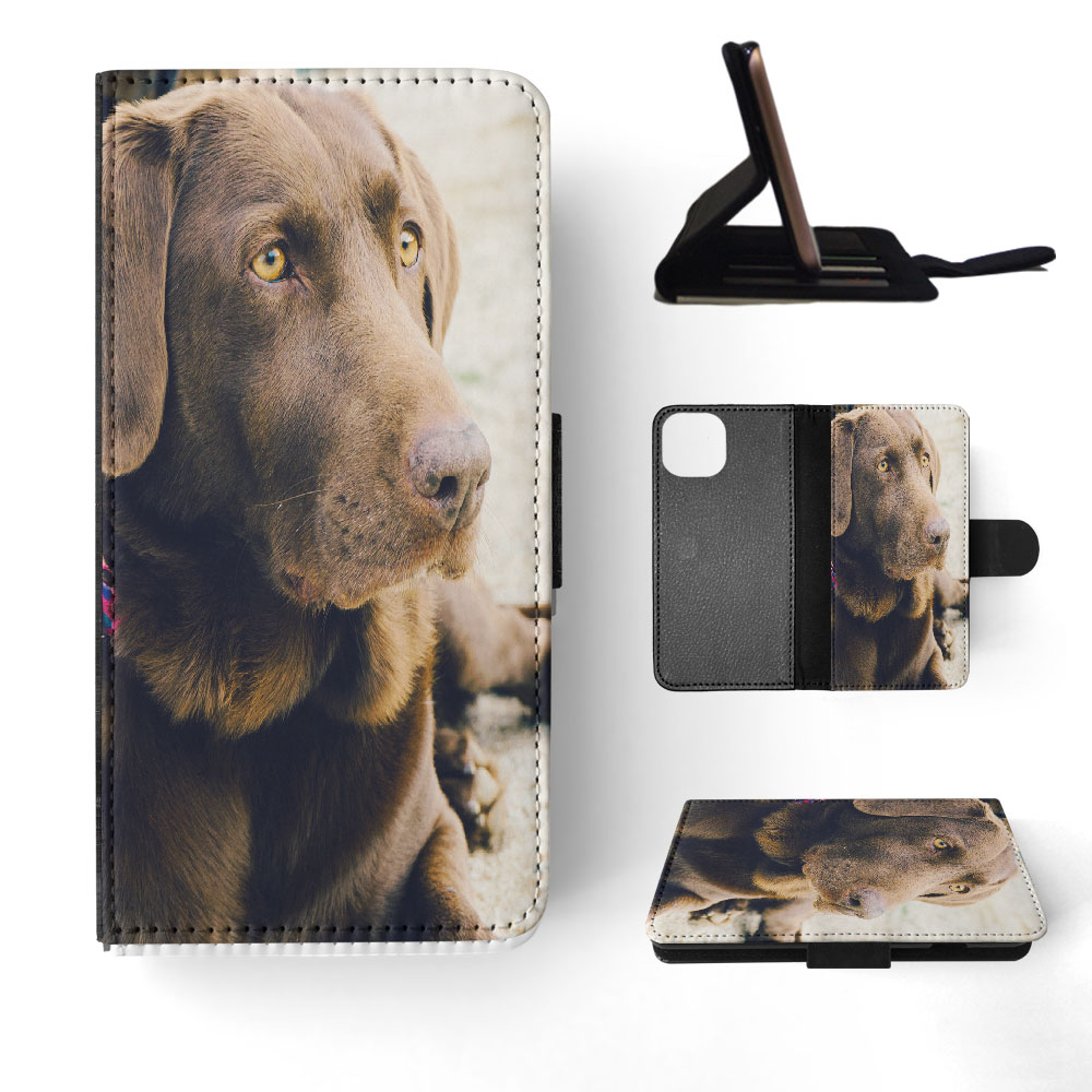 FLIP CASE FOR APPLE IPHONE|CUTE ADORABLE LABRADOR DOG #13 - Picture 41 of 193