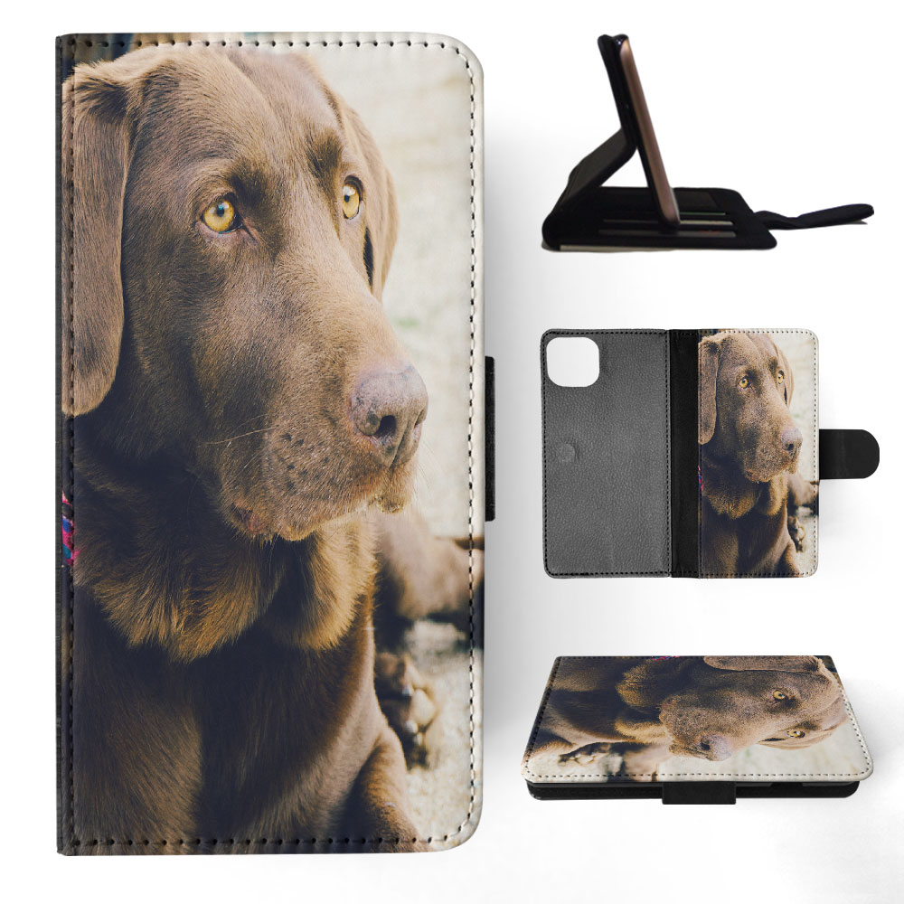 FLIP CASE FOR APPLE IPHONE|CUTE ADORABLE LABRADOR DOG #13 - Picture 36 of 193