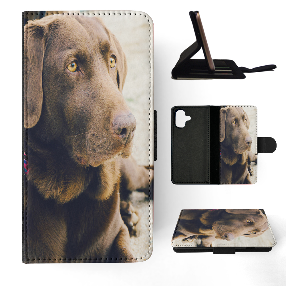 FLIP CASE FOR APPLE IPHONE|CUTE ADORABLE LABRADOR DOG #13 - Picture 21 of 193