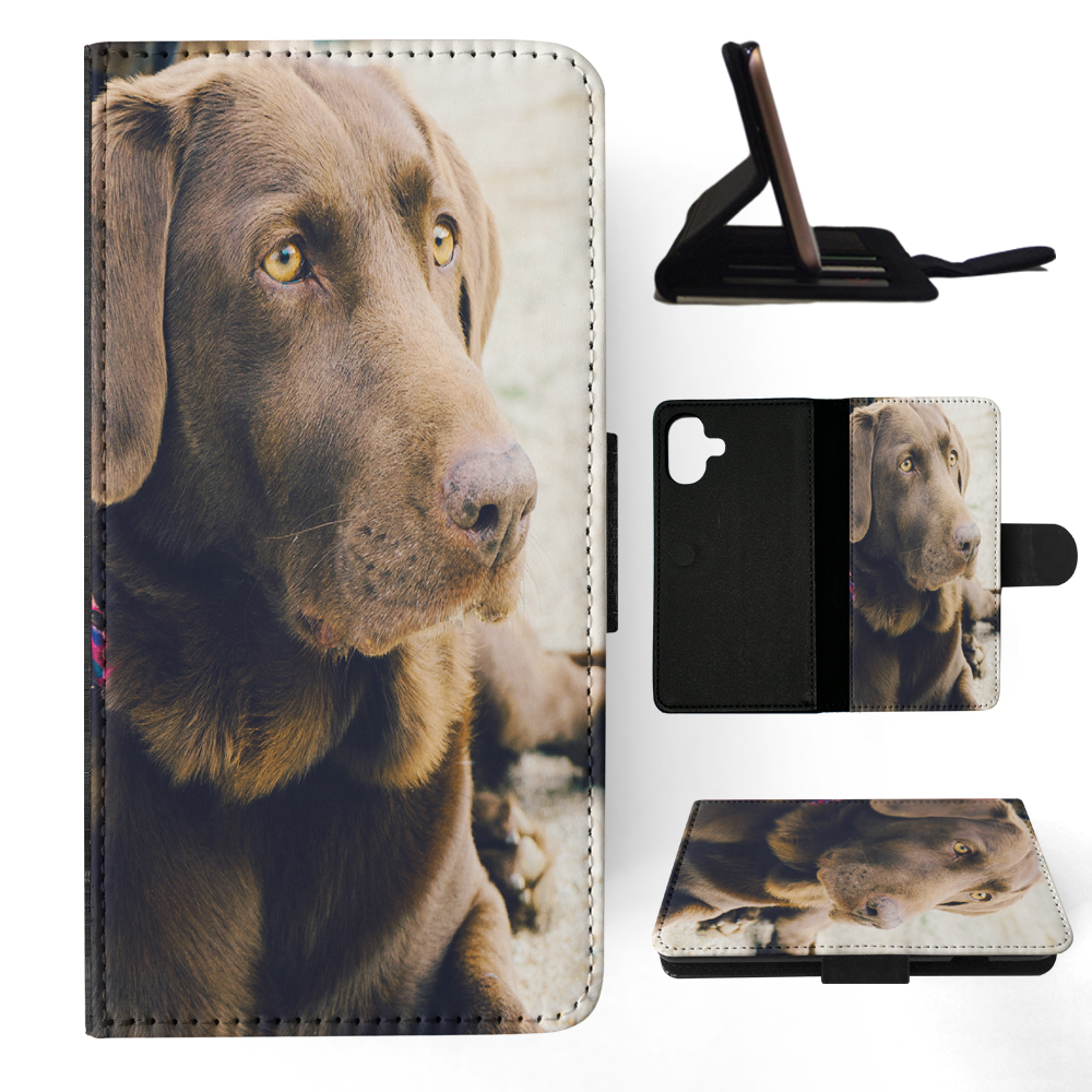 FLIP CASE FOR APPLE IPHONE|CUTE ADORABLE LABRADOR DOG #13 - Picture 16 of 193