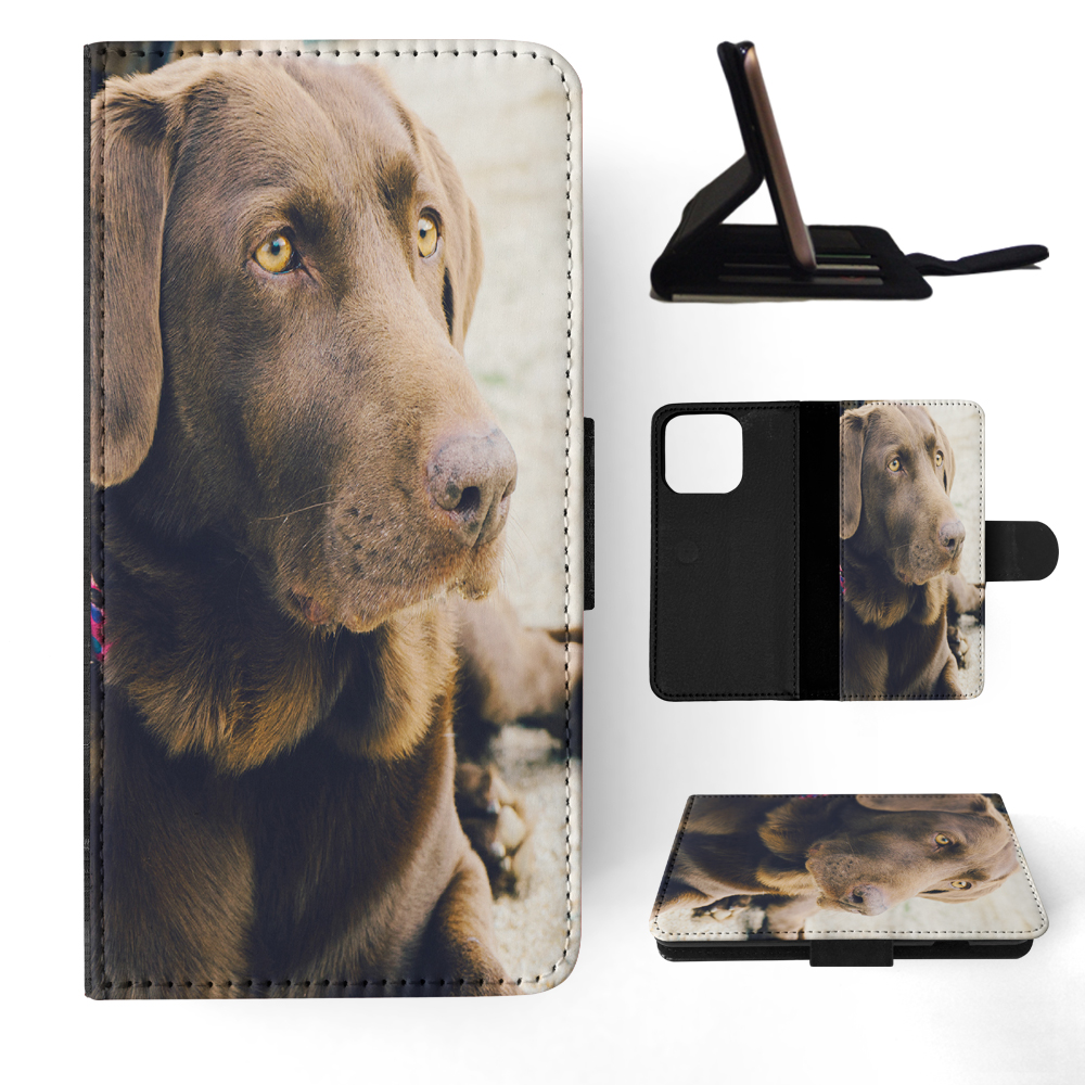 FLIP CASE FOR APPLE IPHONE|CUTE ADORABLE LABRADOR DOG #13 - Picture 11 of 193
