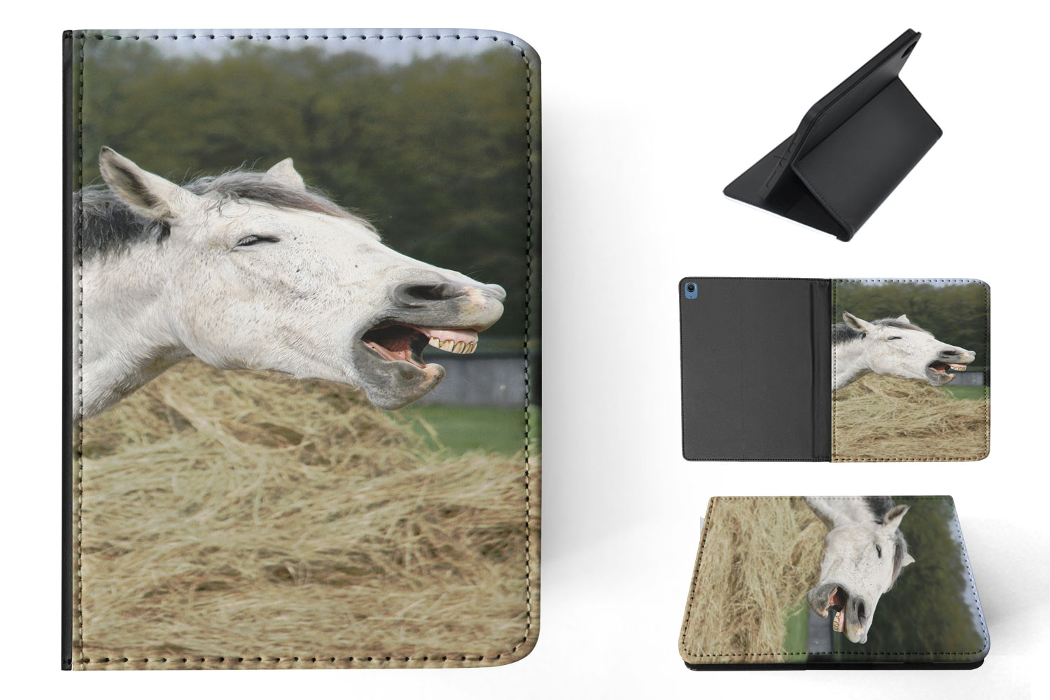 FUNDA FUNDA PARA IPAD DE APPLE|DIVERTIDO MAJESTUOSO CABALLO ANIMAL 12 - Imagen 11 de 55