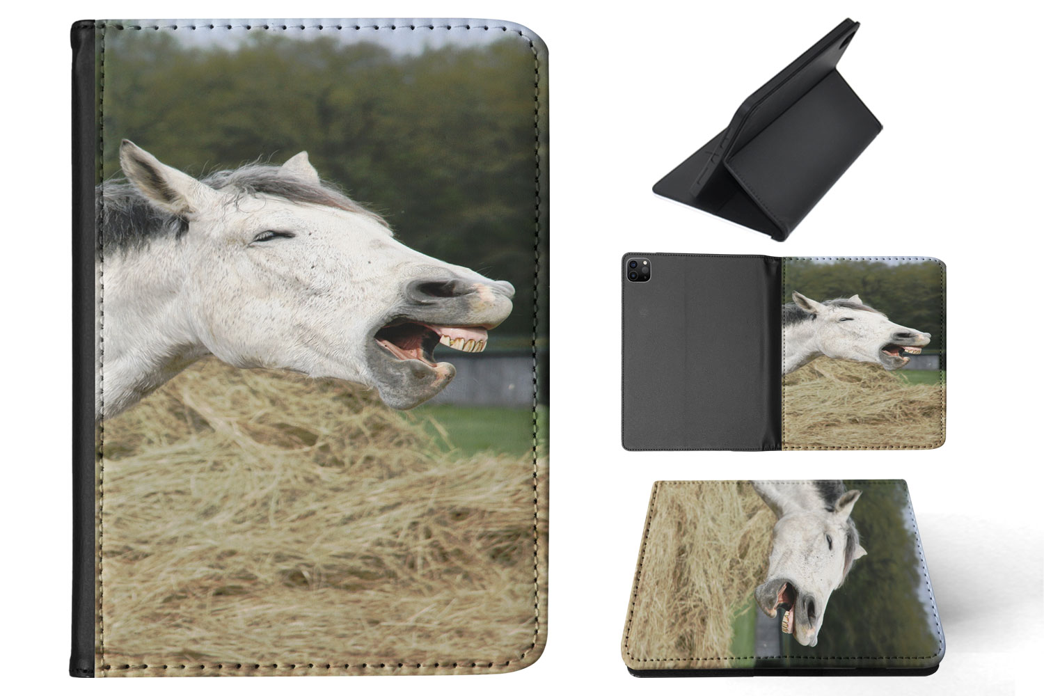 FUNDA FUNDA PARA IPAD DE APPLE|DIVERTIDO MAJESTUOSO CABALLO ANIMAL 12 - Imagen 36 de 55