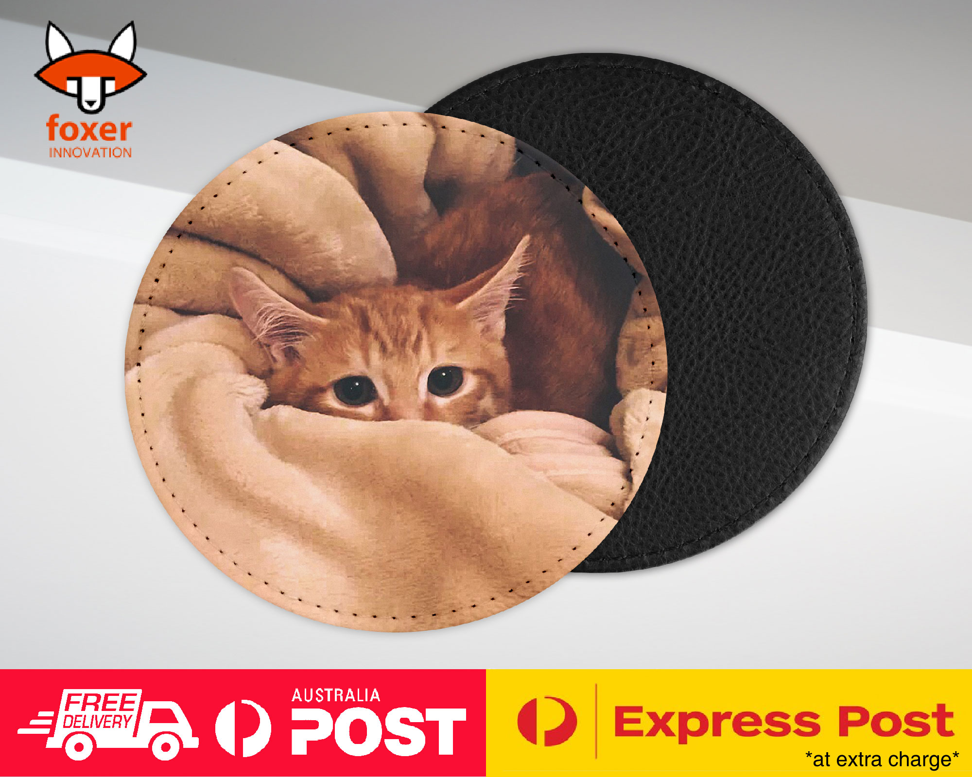 COASTER COFFEE DRINKING MAT|ADORABLE CAT KITTEN FELINE #93