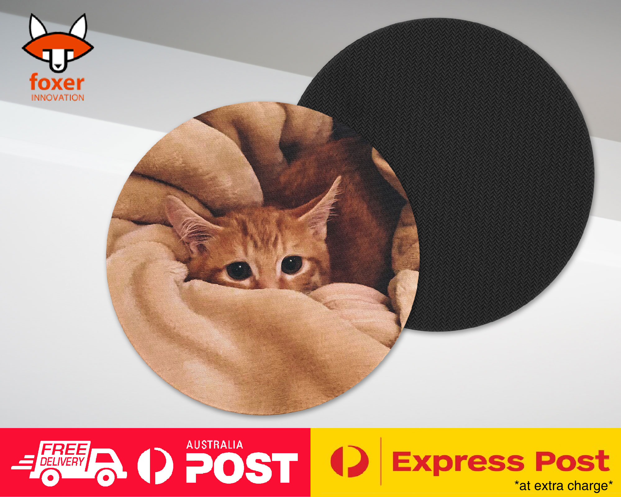 COASTER COFFEE DRINKING MAT|ADORABLE CAT KITTEN FELINE #93
