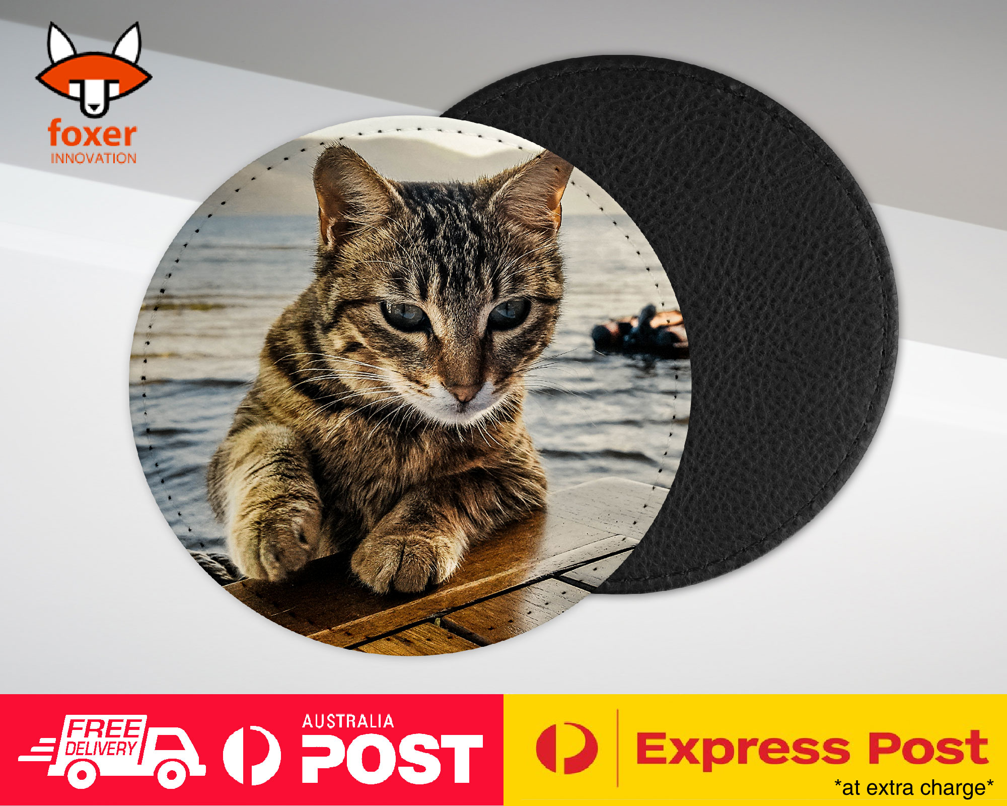 COASTER COFFEE DRINKING MAT|ADORABLE CAT KITTEN FELINE #106