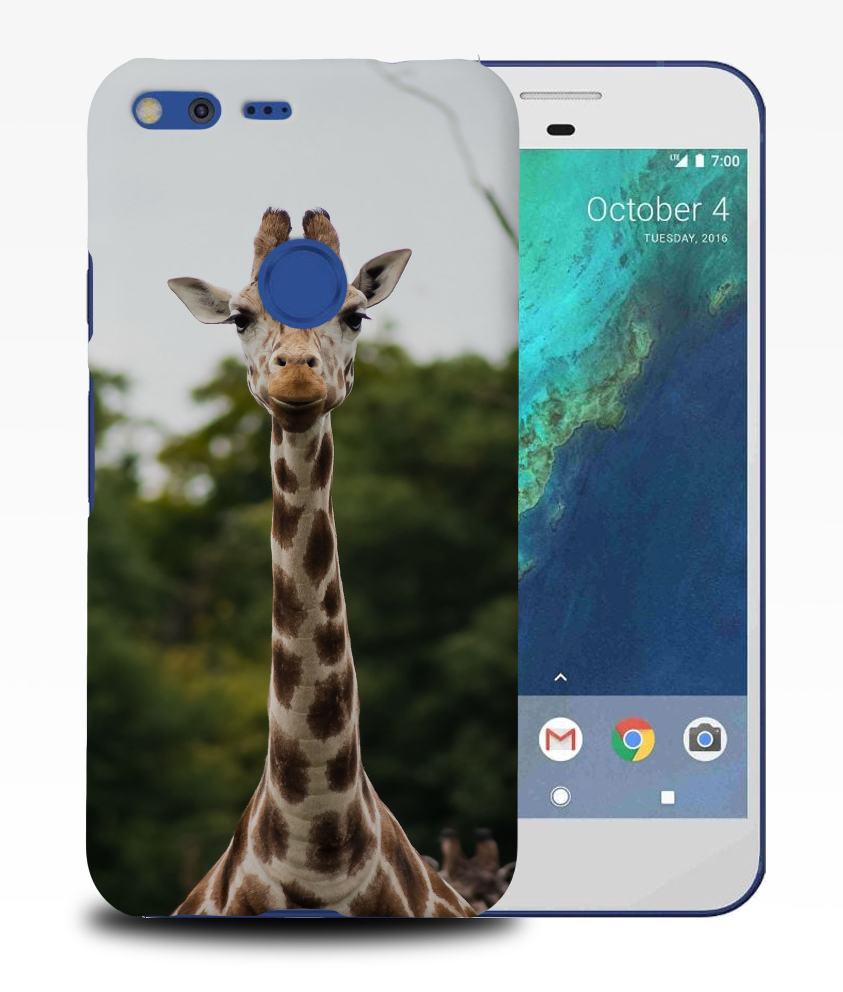 CASE COVER FOR GOOGLE PIXEL|CUTE AFRICAN GIRAFFE ANIMAL #11 - 第 10/11 張圖片