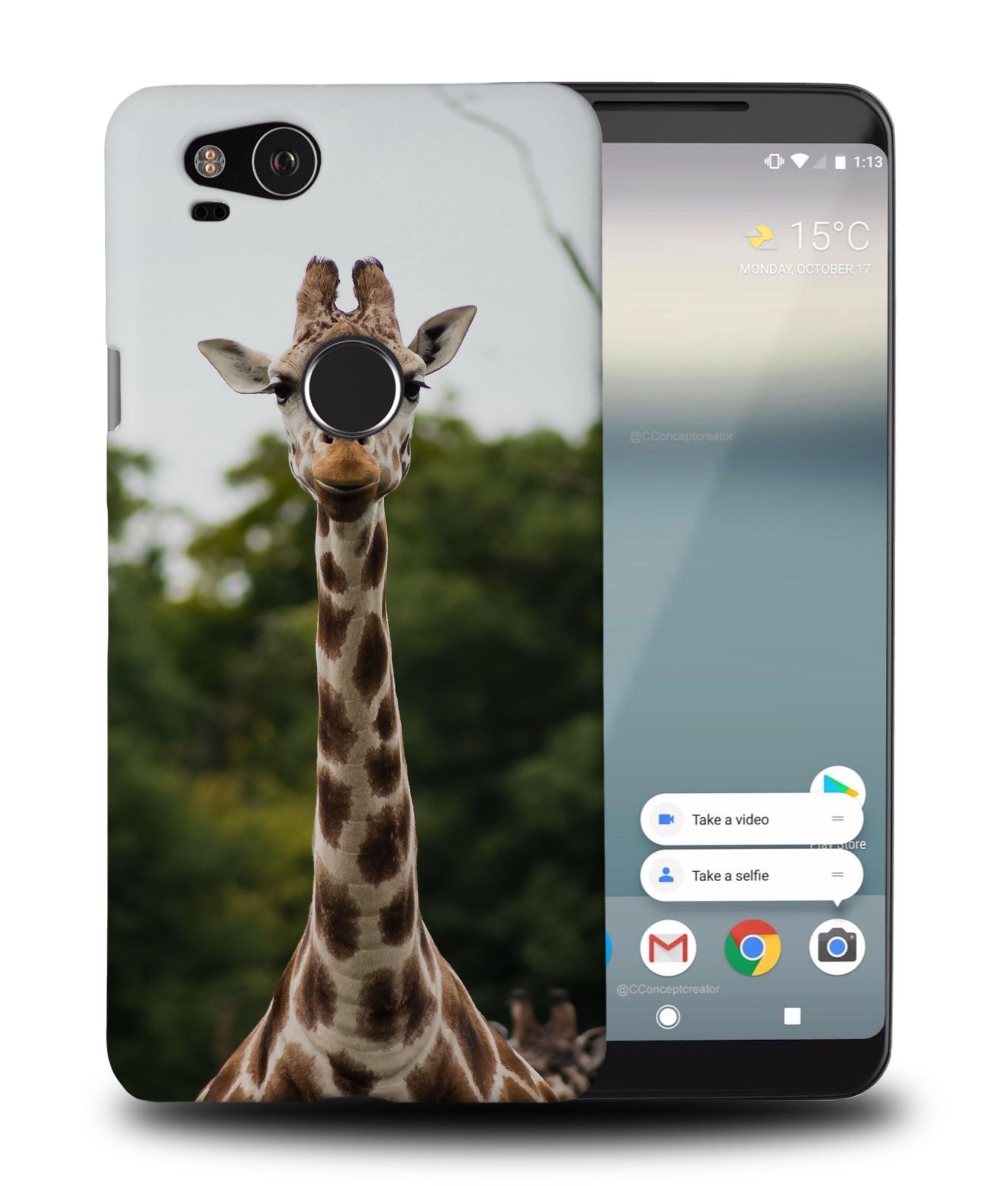CASE COVER FOR GOOGLE PIXEL|CUTE AFRICAN GIRAFFE ANIMAL #11 - 第 9/11 張圖片
