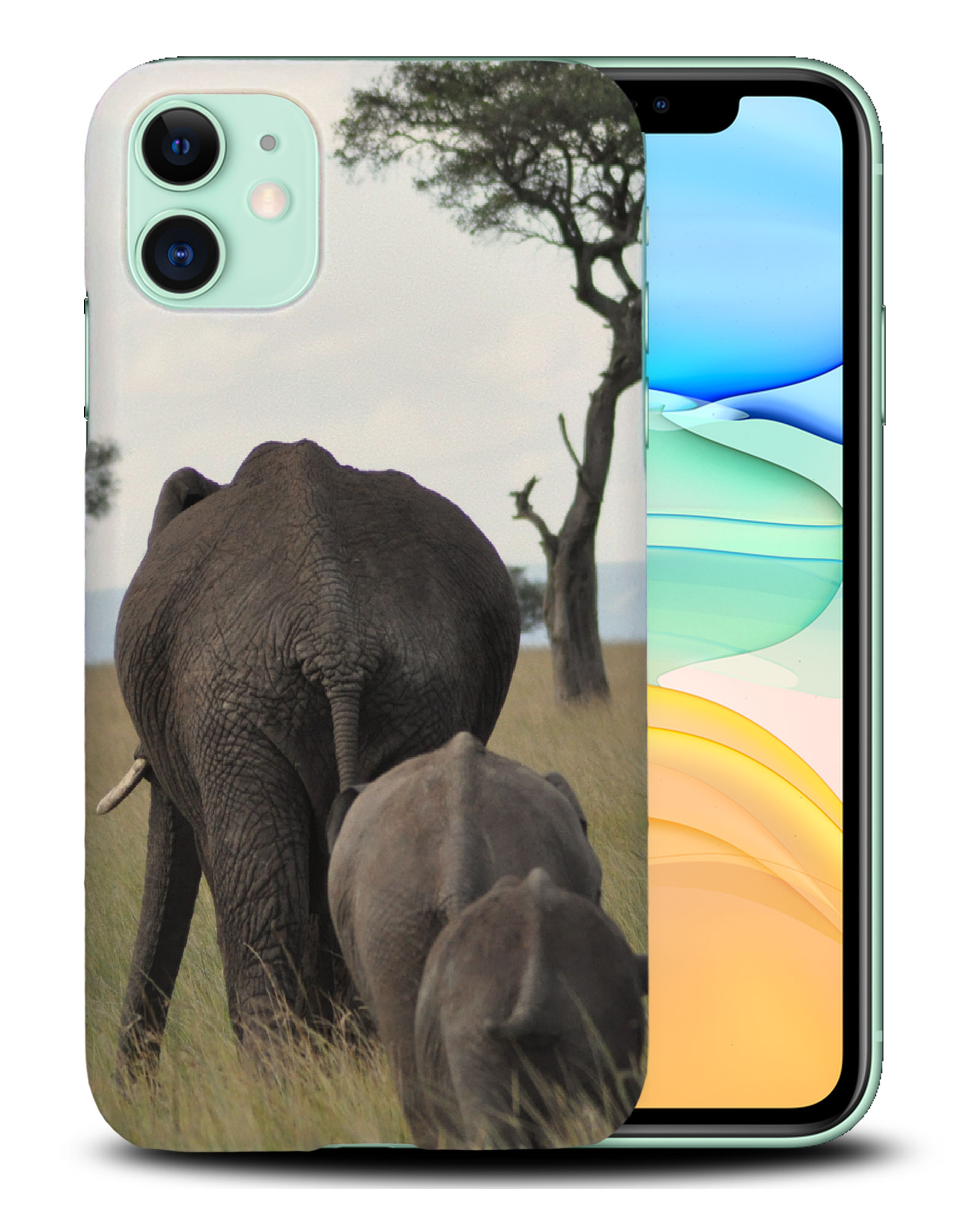 CASE COVER FOR APPLE IPHONE|CUTE ADORABLE ELEPHANT ANIMAL #15 - Picture 24 of 44