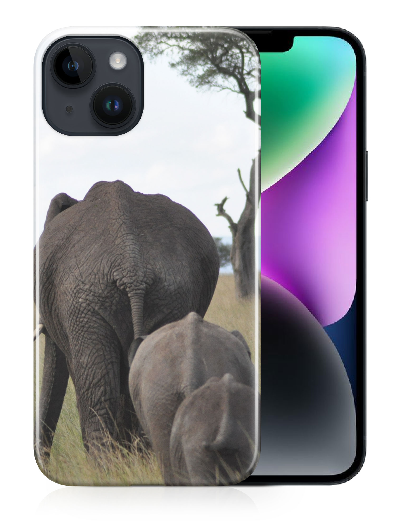CASE COVER FOR APPLE IPHONE|CUTE ADORABLE ELEPHANT ANIMAL #15 - Picture 12 of 44