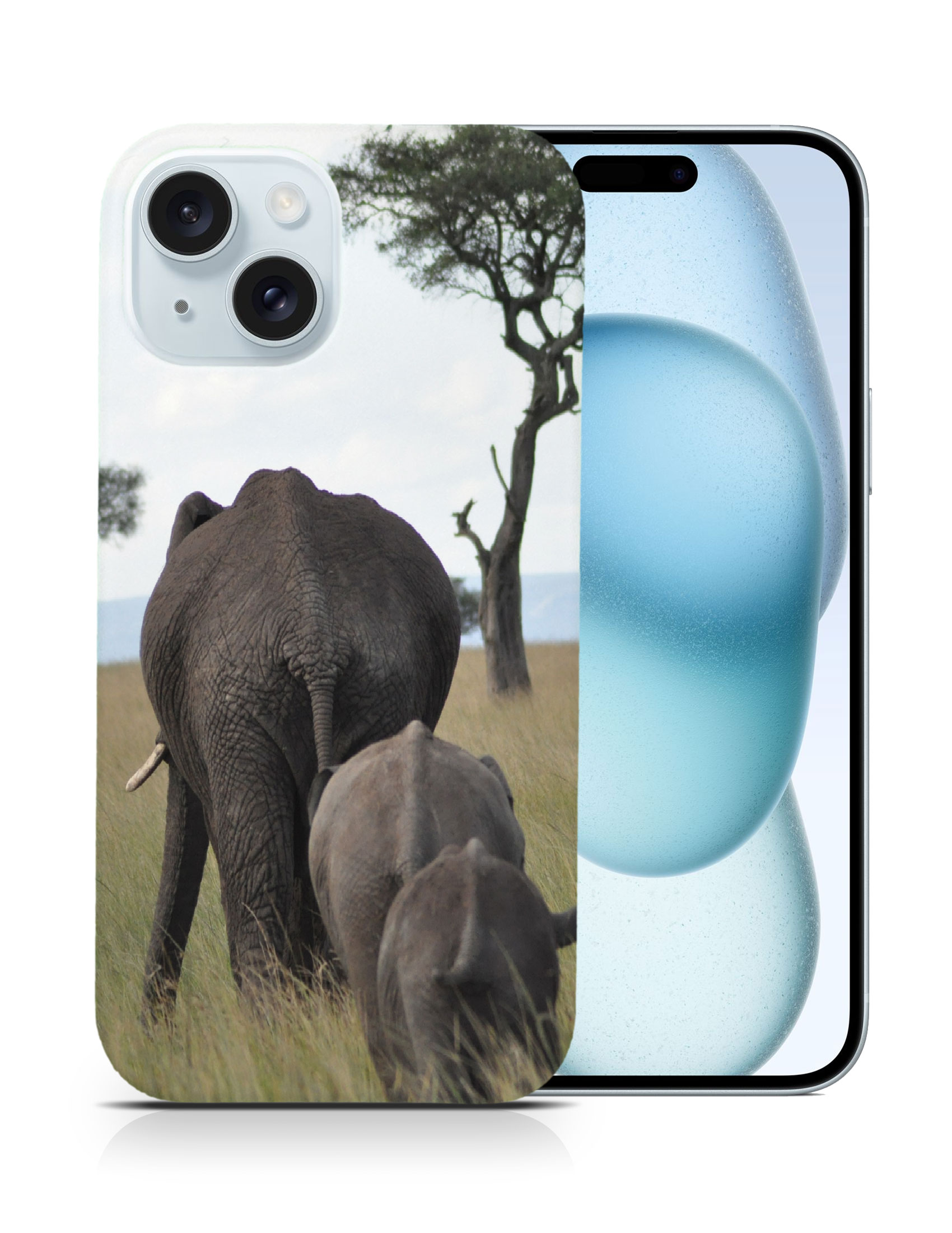 CASE COVER FOR APPLE IPHONE|CUTE ADORABLE ELEPHANT ANIMAL #15 - Picture 9 of 44