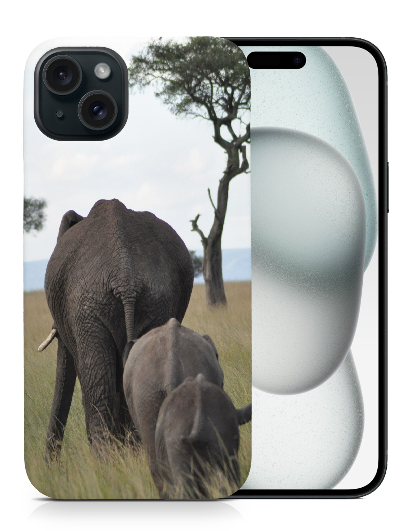 CASE COVER FOR APPLE IPHONE|CUTE ADORABLE ELEPHANT ANIMAL #15 - Picture 8 of 44