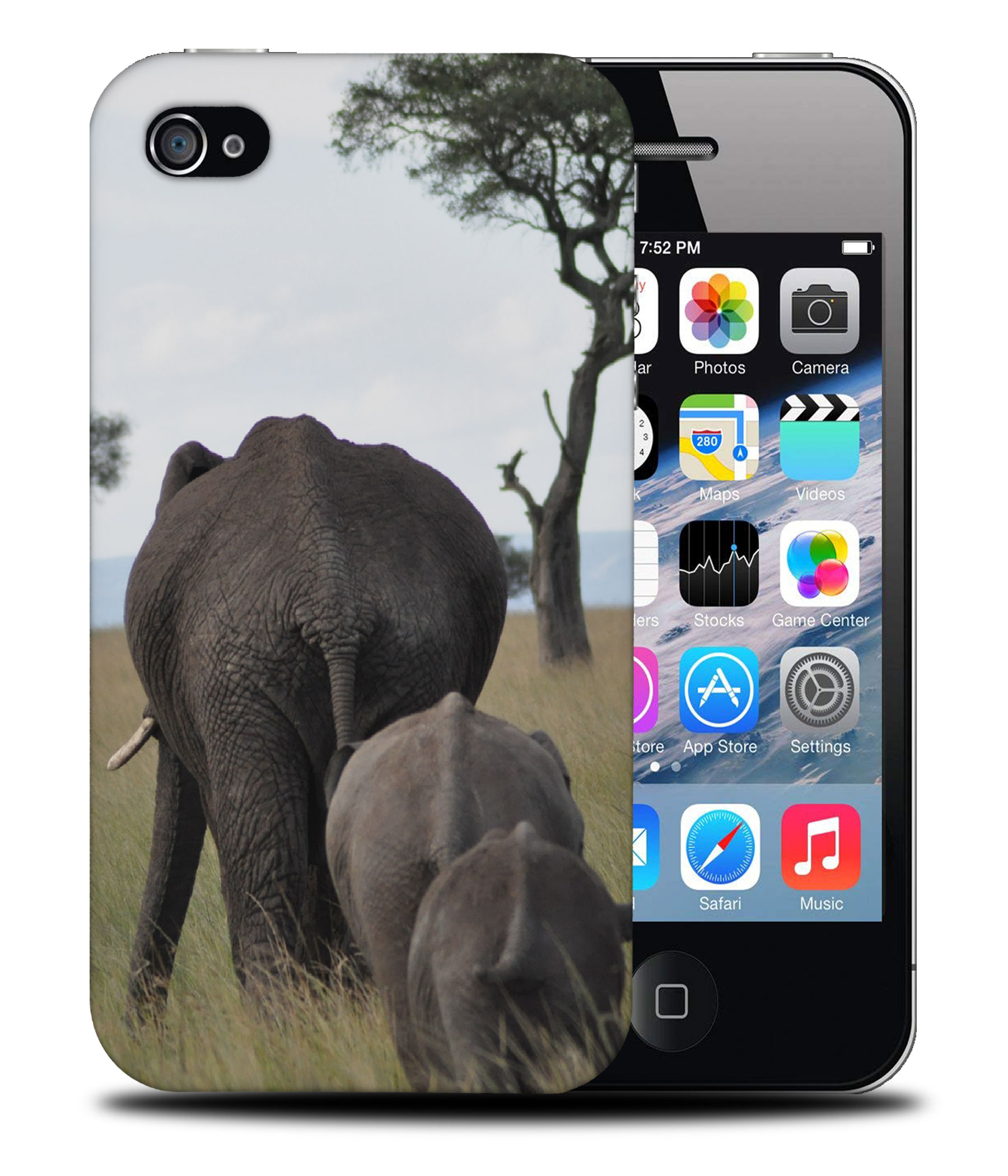 CASE COVER FOR APPLE IPHONE|CUTE ADORABLE ELEPHANT ANIMAL #15 - Picture 40 of 44