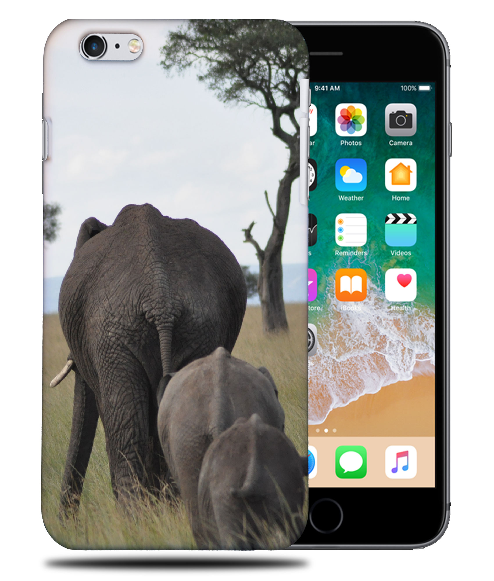 CASE COVER FOR APPLE IPHONE|CUTE ADORABLE ELEPHANT ANIMAL #15 - Picture 33 of 44