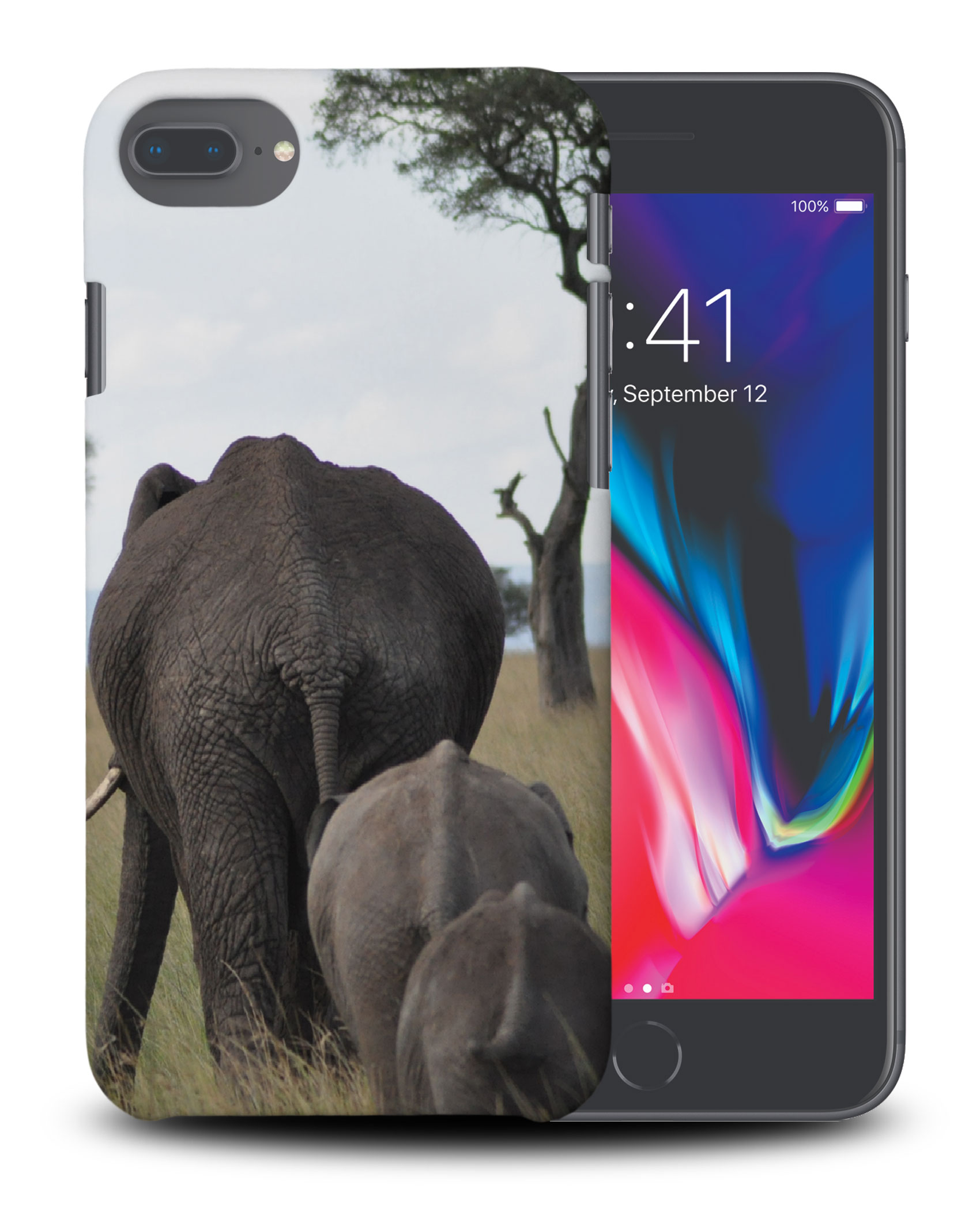 CASE COVER FOR APPLE IPHONE|CUTE ADORABLE ELEPHANT ANIMAL #15 - Picture 30 of 44