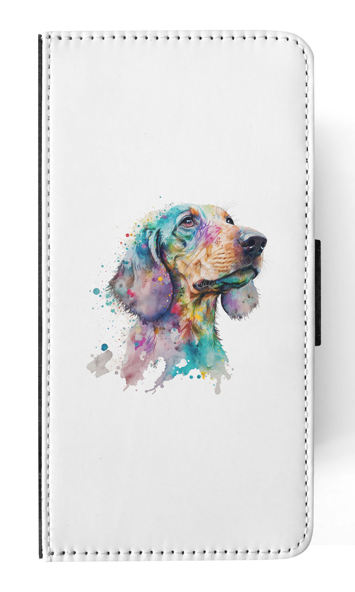 FLIP CASE FOR APPLE IPHONE|DACHSHUND DOG PUPPY CANINE WATERCOLOR ART #1 - Picture 12 of 64